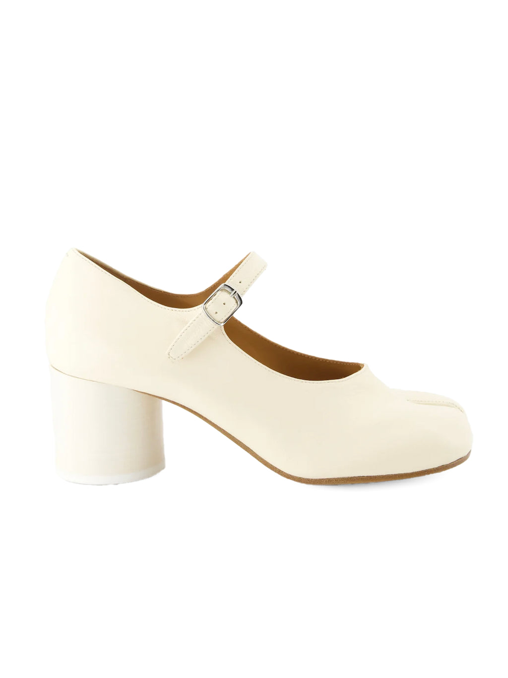 Tabi Mary Jane Heels Cream