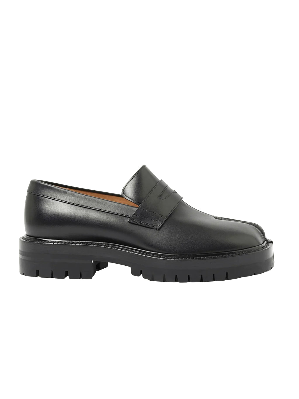 Tabi Platform Loafers Black