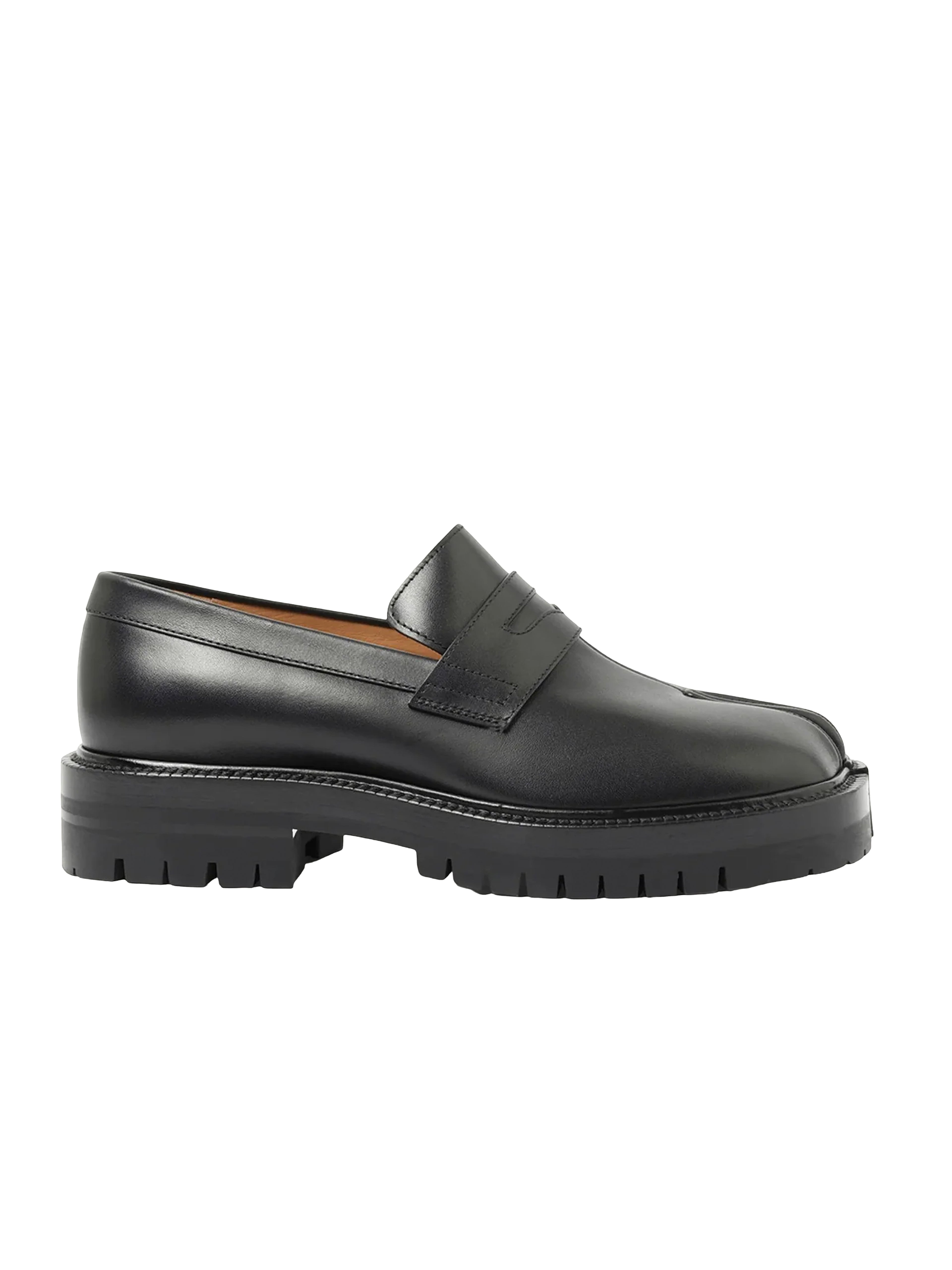 Tabi Platform Loafers Black