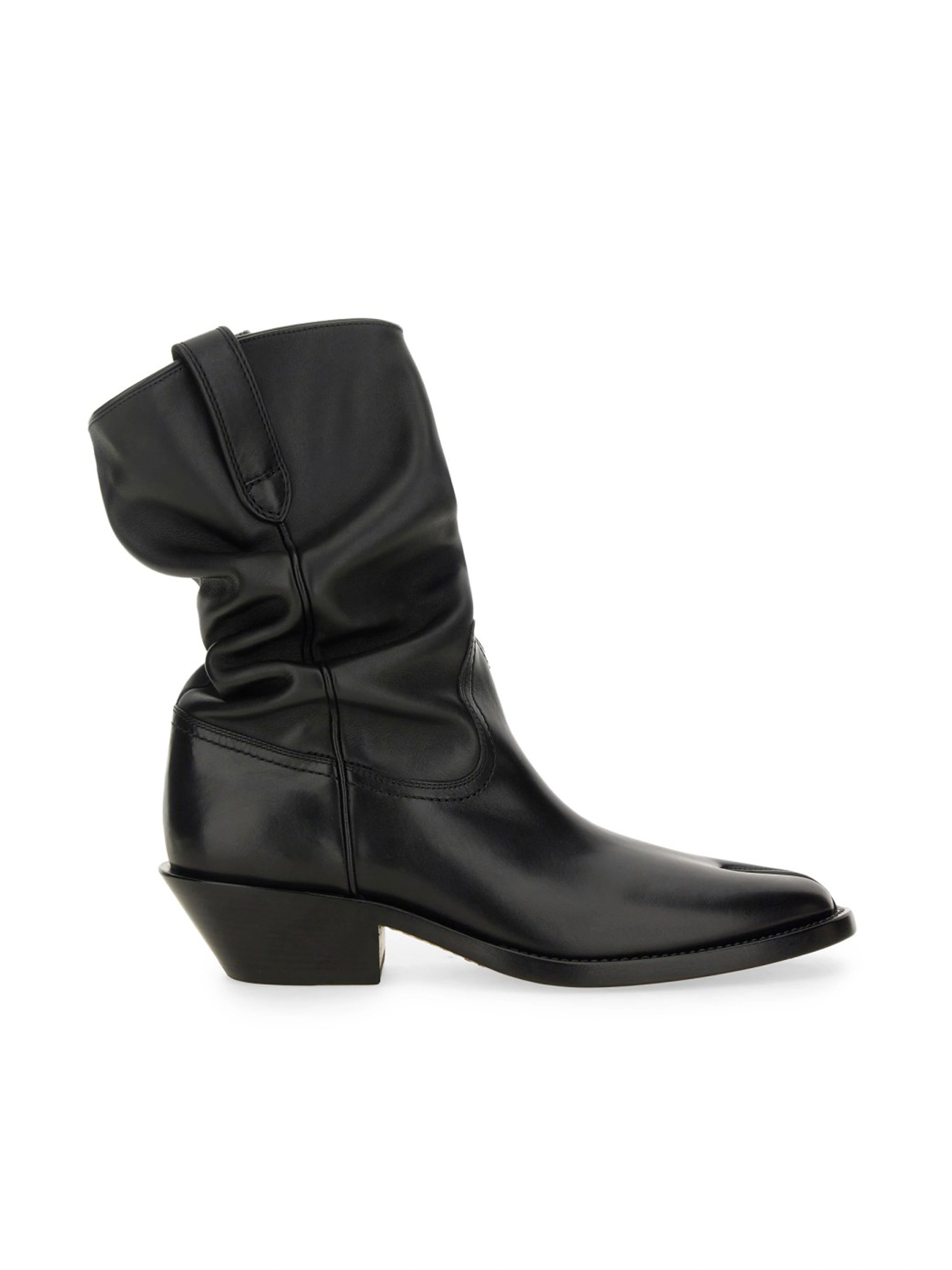 Tabi Texan Ankle Boots Black