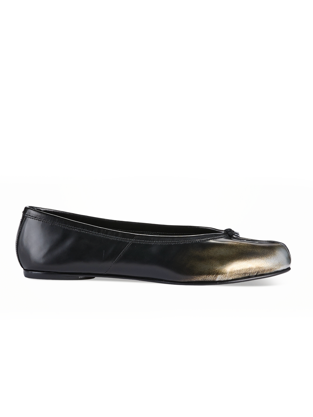 Tabi Ballet Flat Metallic / Black