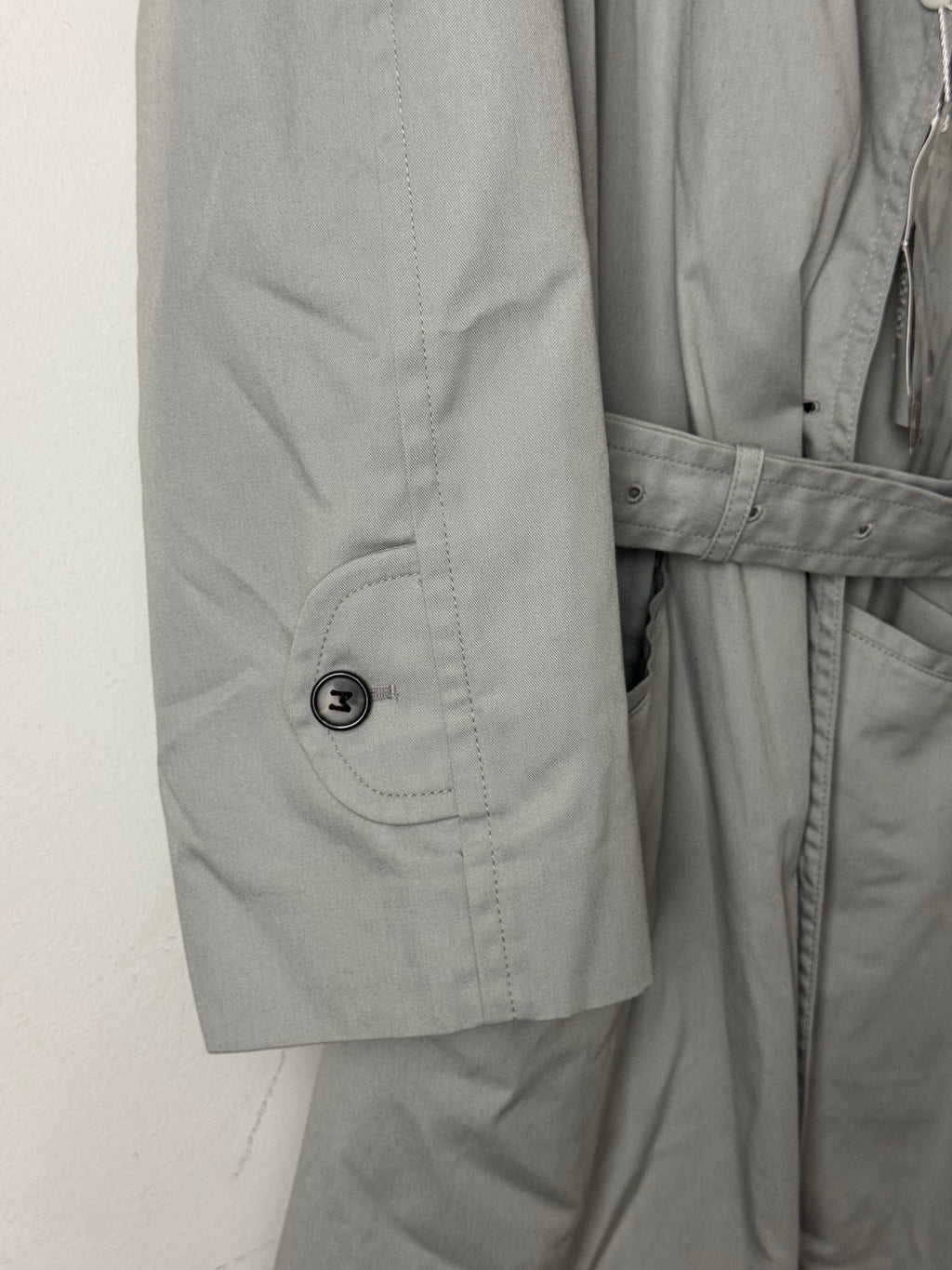 SS2018 Runway Pleated Trenchcoat Grey