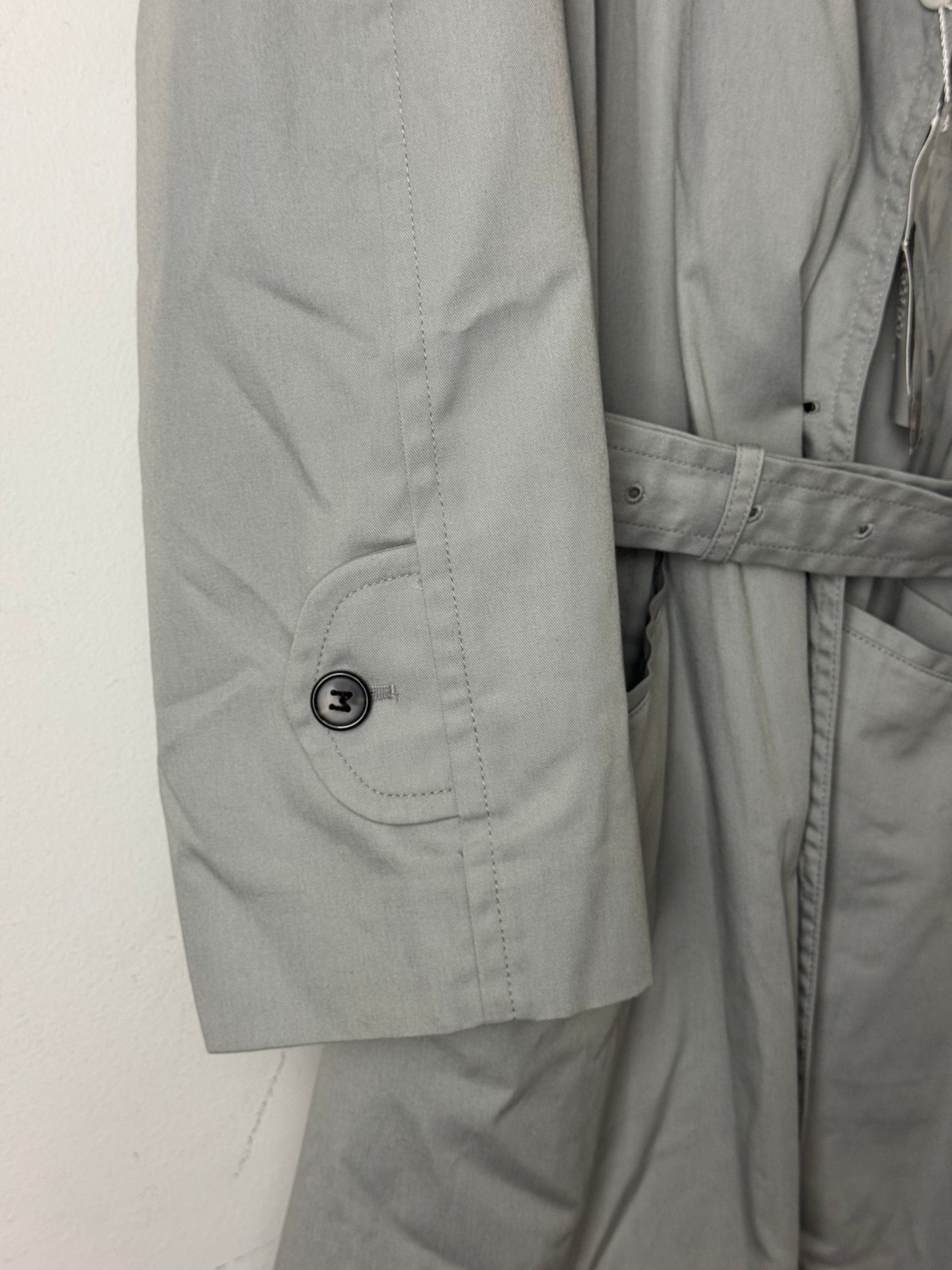 SS2018 Runway Pleated Trenchcoat Grey