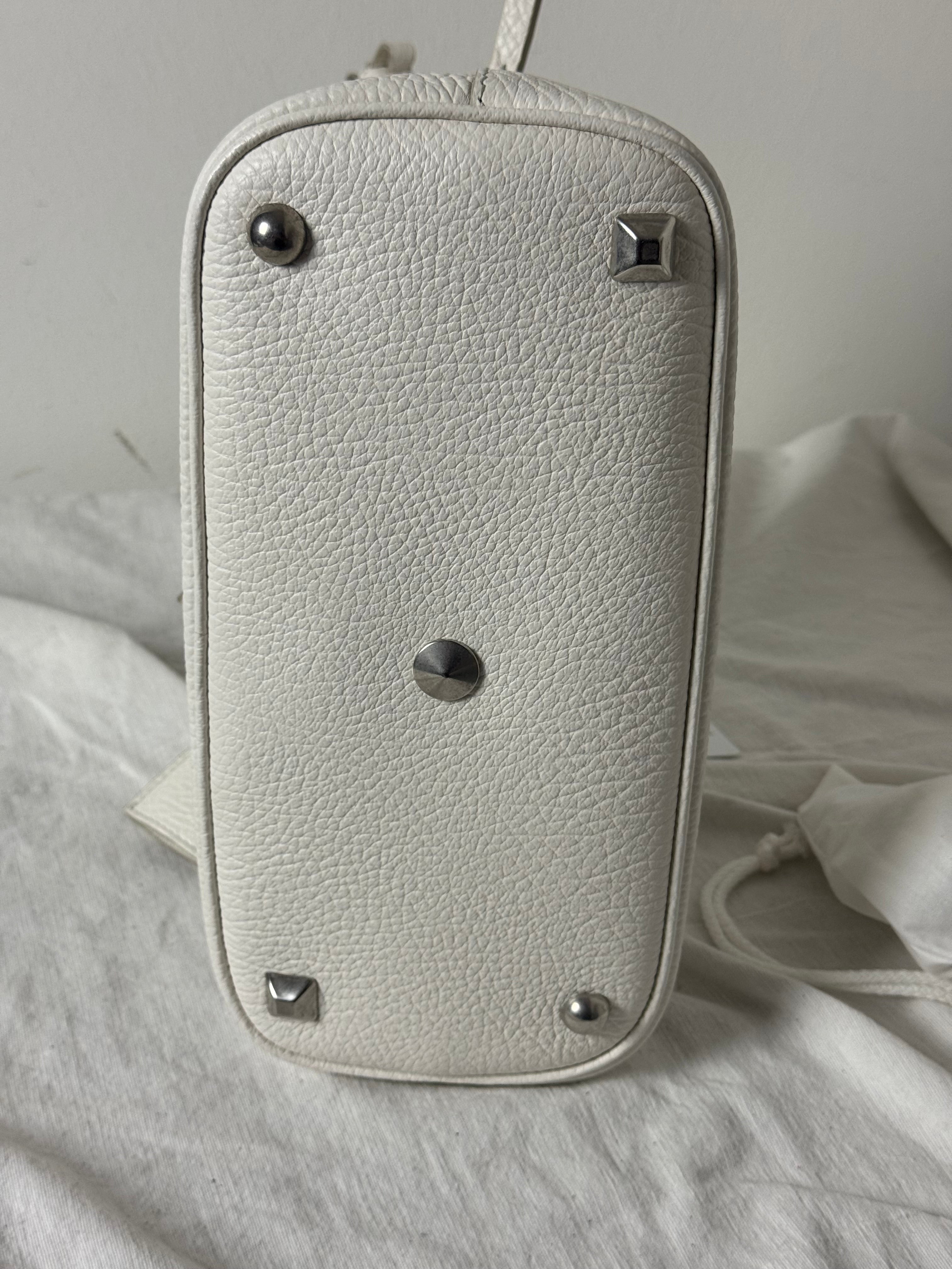 5AC Classique Mini Crossbody Handbag Cream