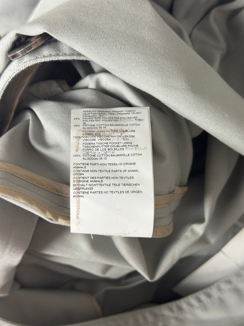 SS2018 Runway Pleated Trenchcoat Grey