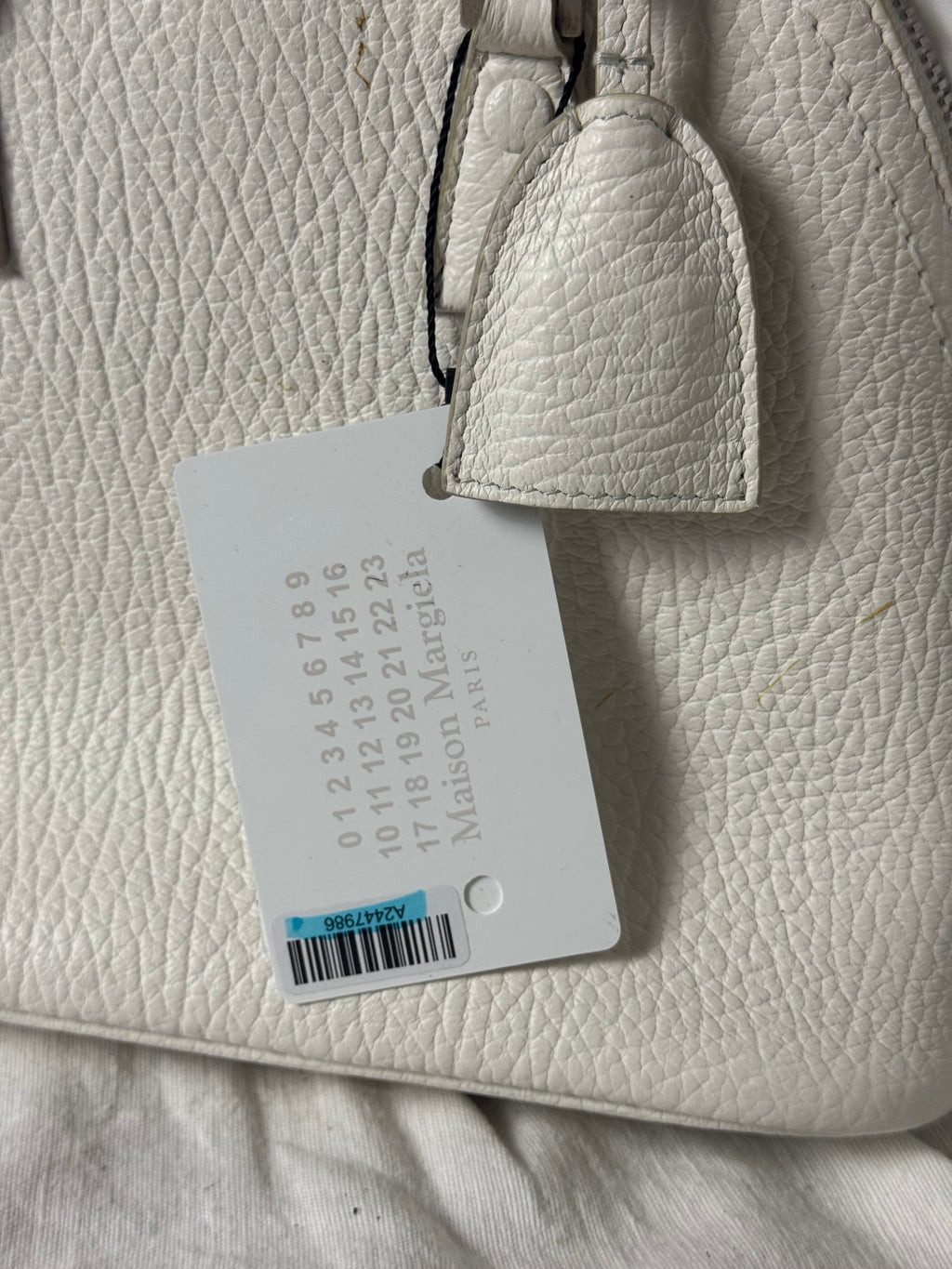 5AC Classique Mini Crossbody Handbag Cream