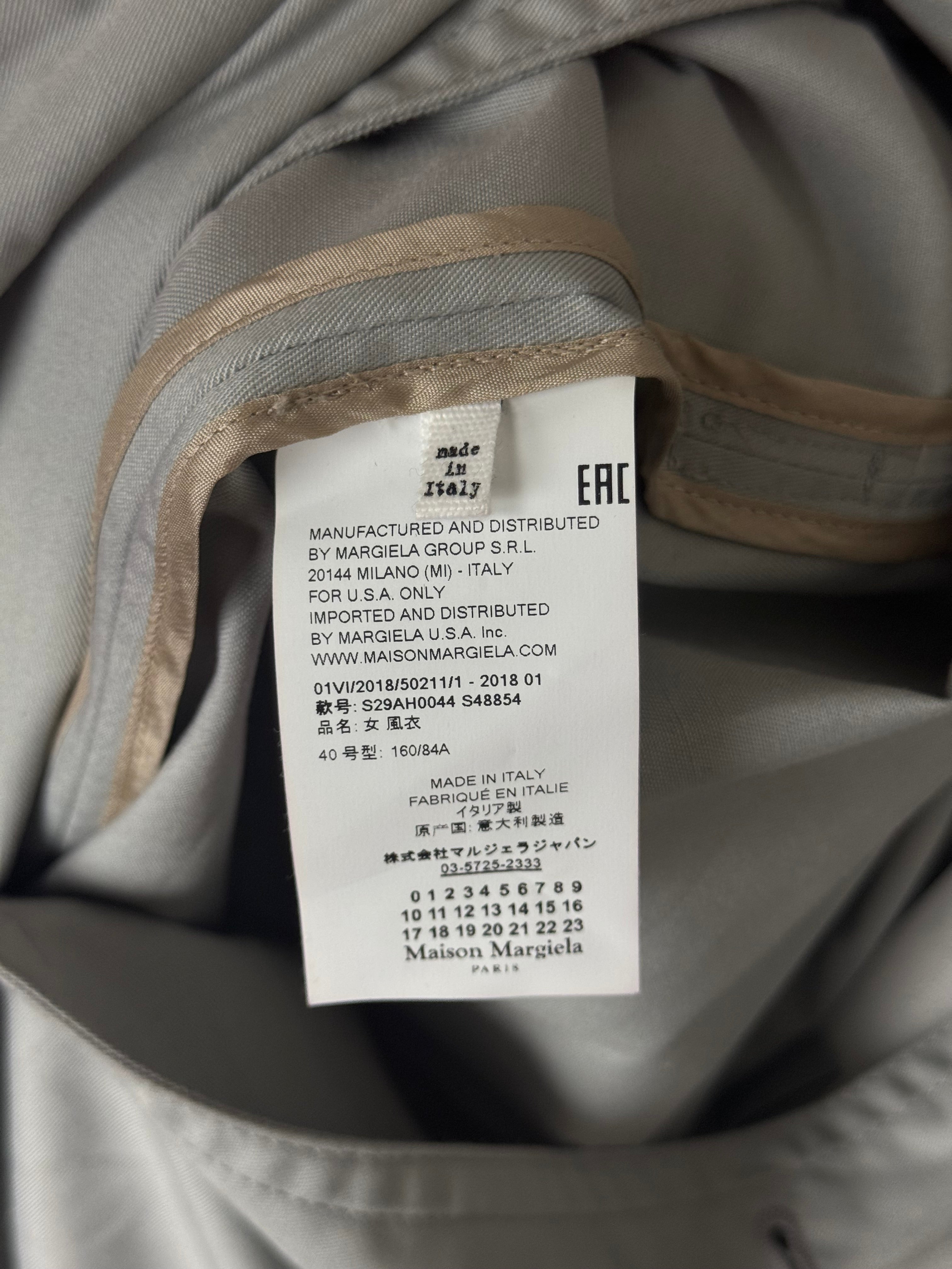 SS2018 Runway Pleated Trenchcoat Grey