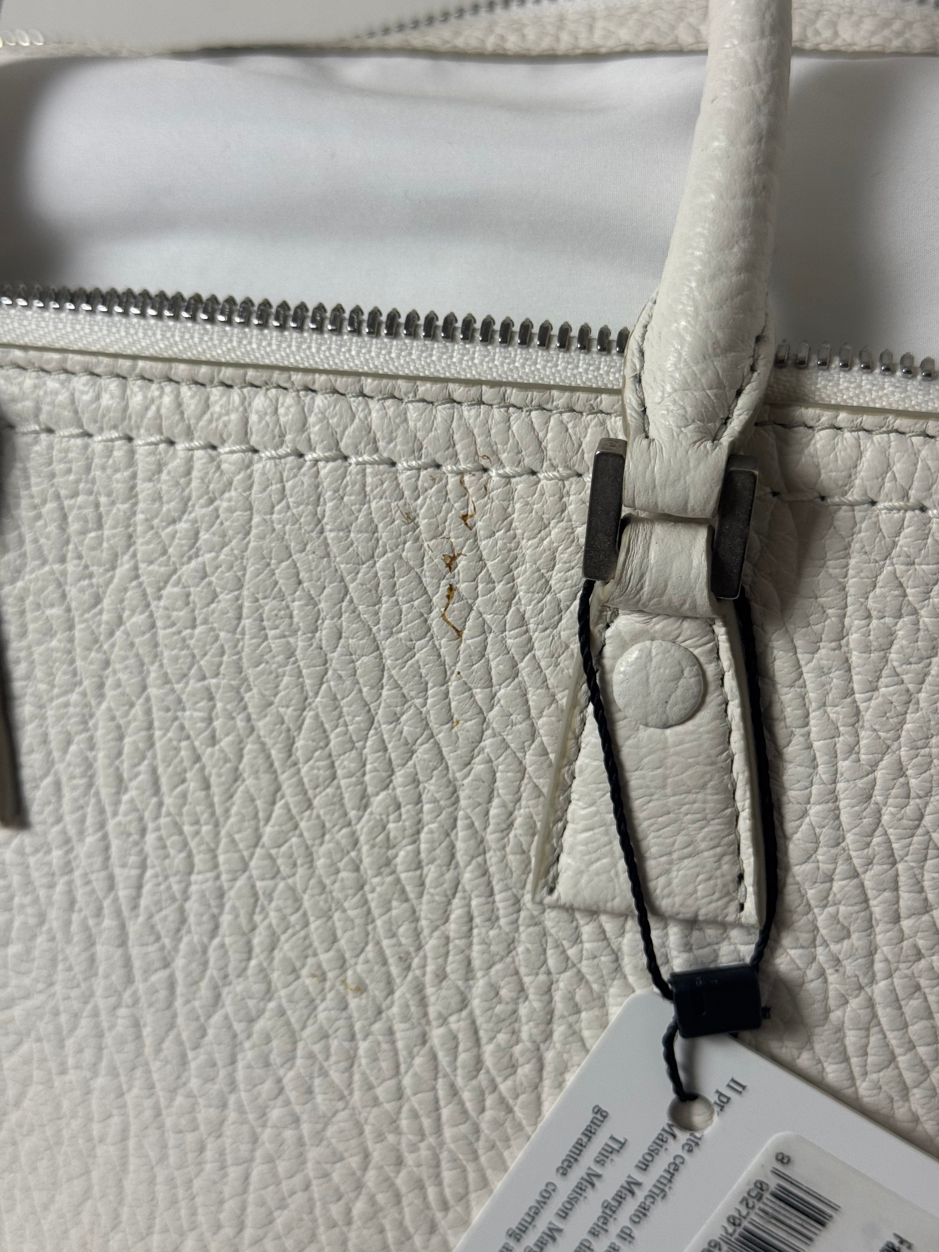 5AC Classique Mini Crossbody Handbag Cream