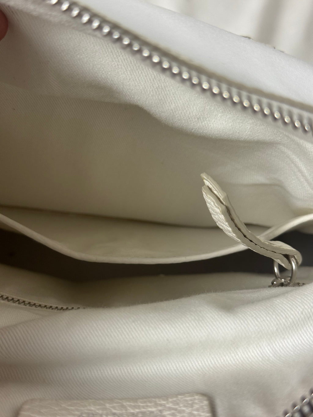 5AC Classique Mini Crossbody Handbag Cream