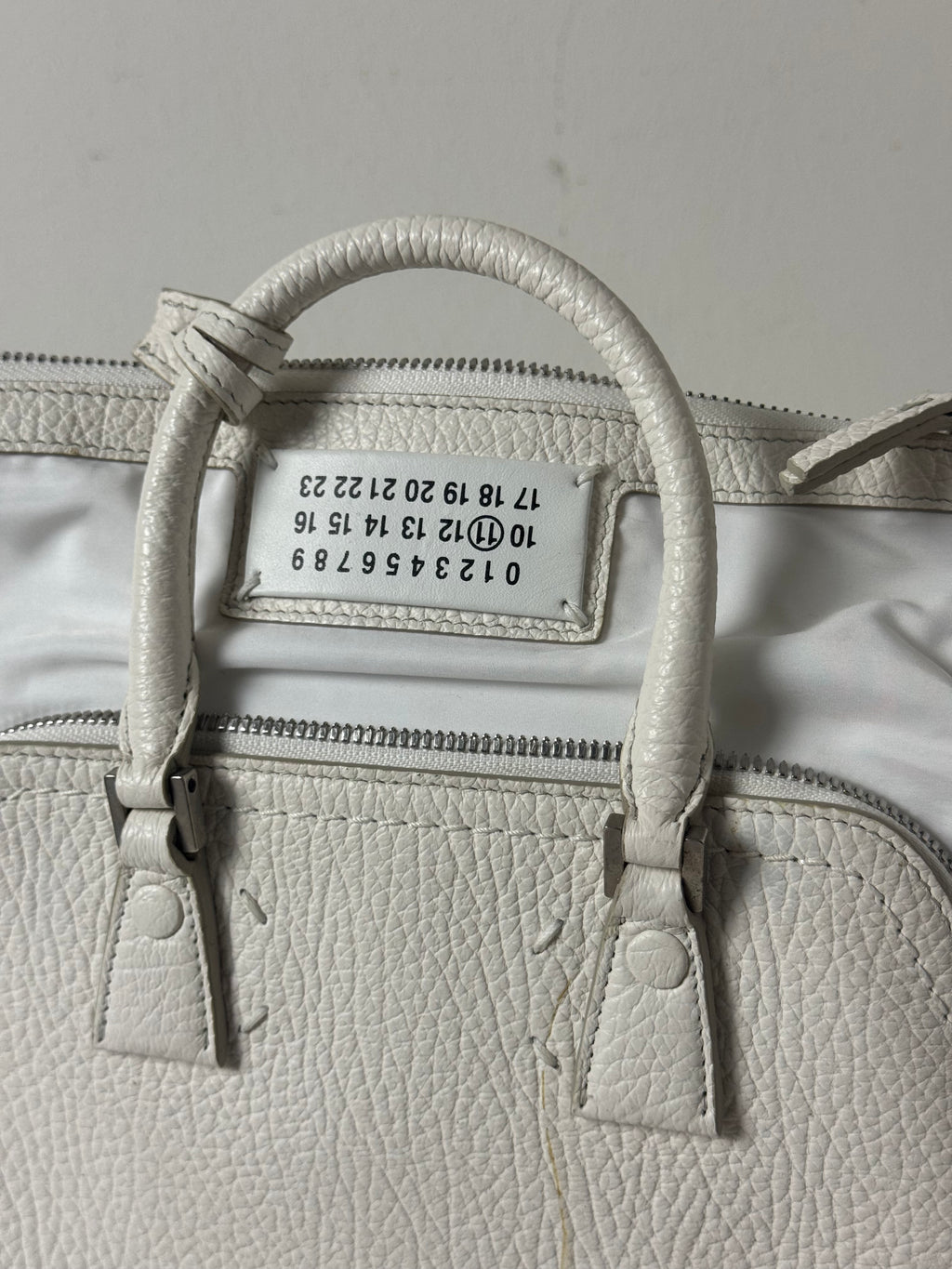 5AC Classique Mini Crossbody Handbag Cream