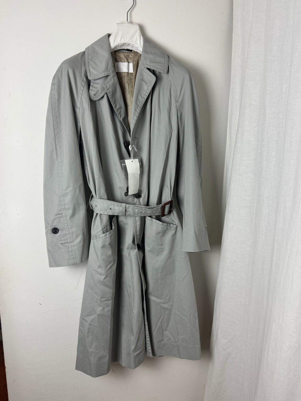 SS2018 Runway Pleated Trenchcoat Grey