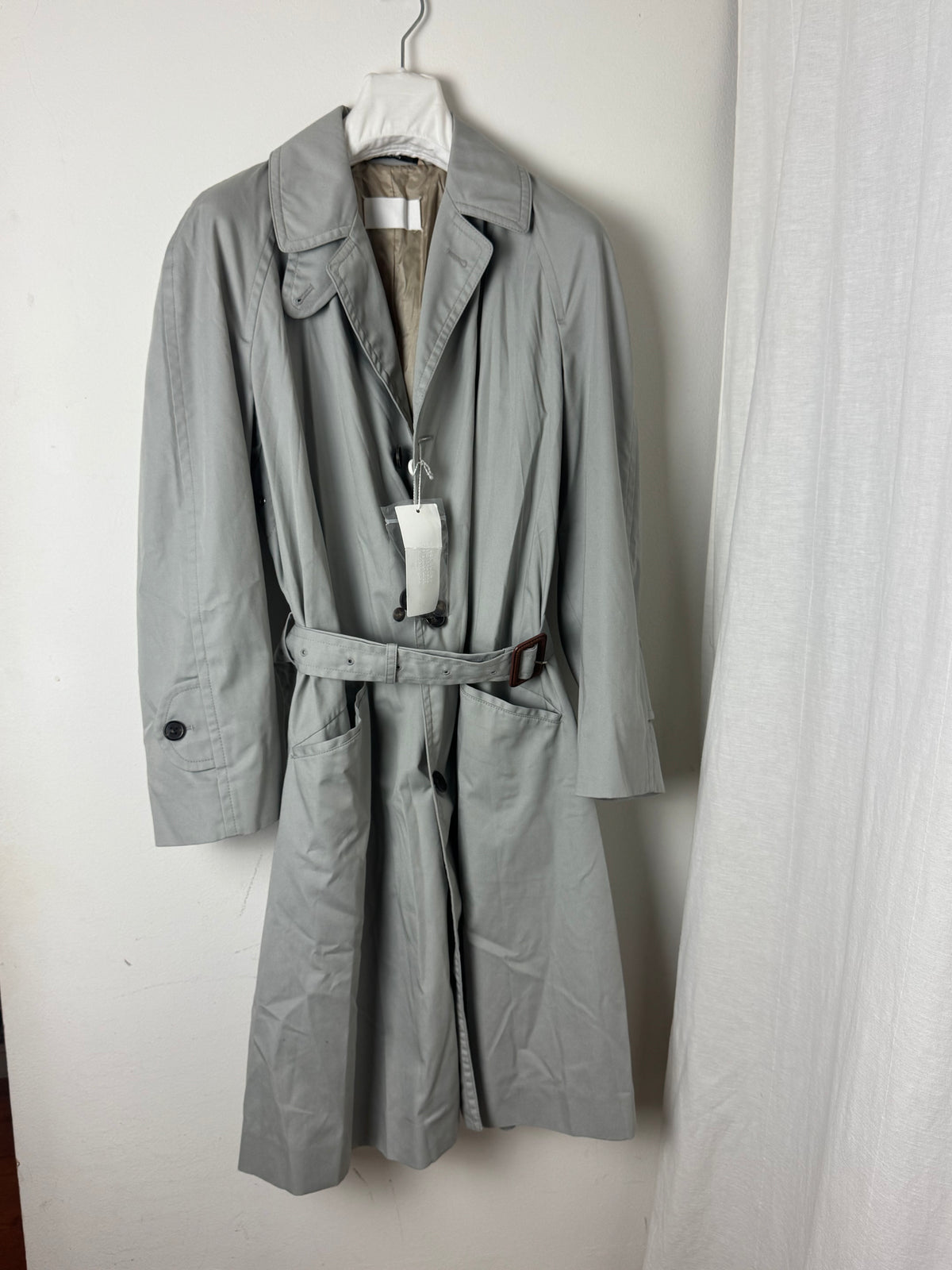 SS2018 Runway Pleated Trenchcoat Grey