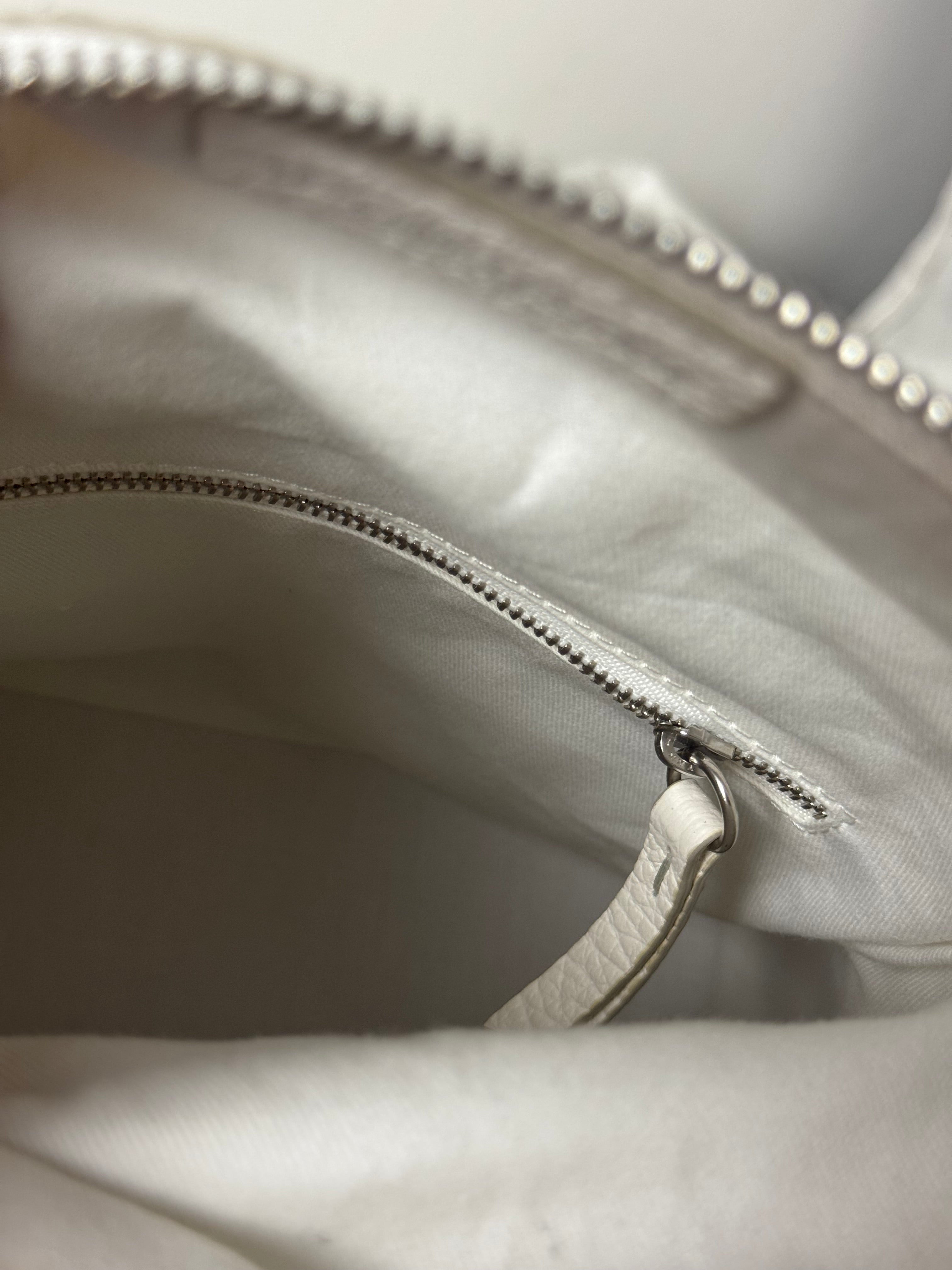 5AC Classique Mini Crossbody Handbag Cream