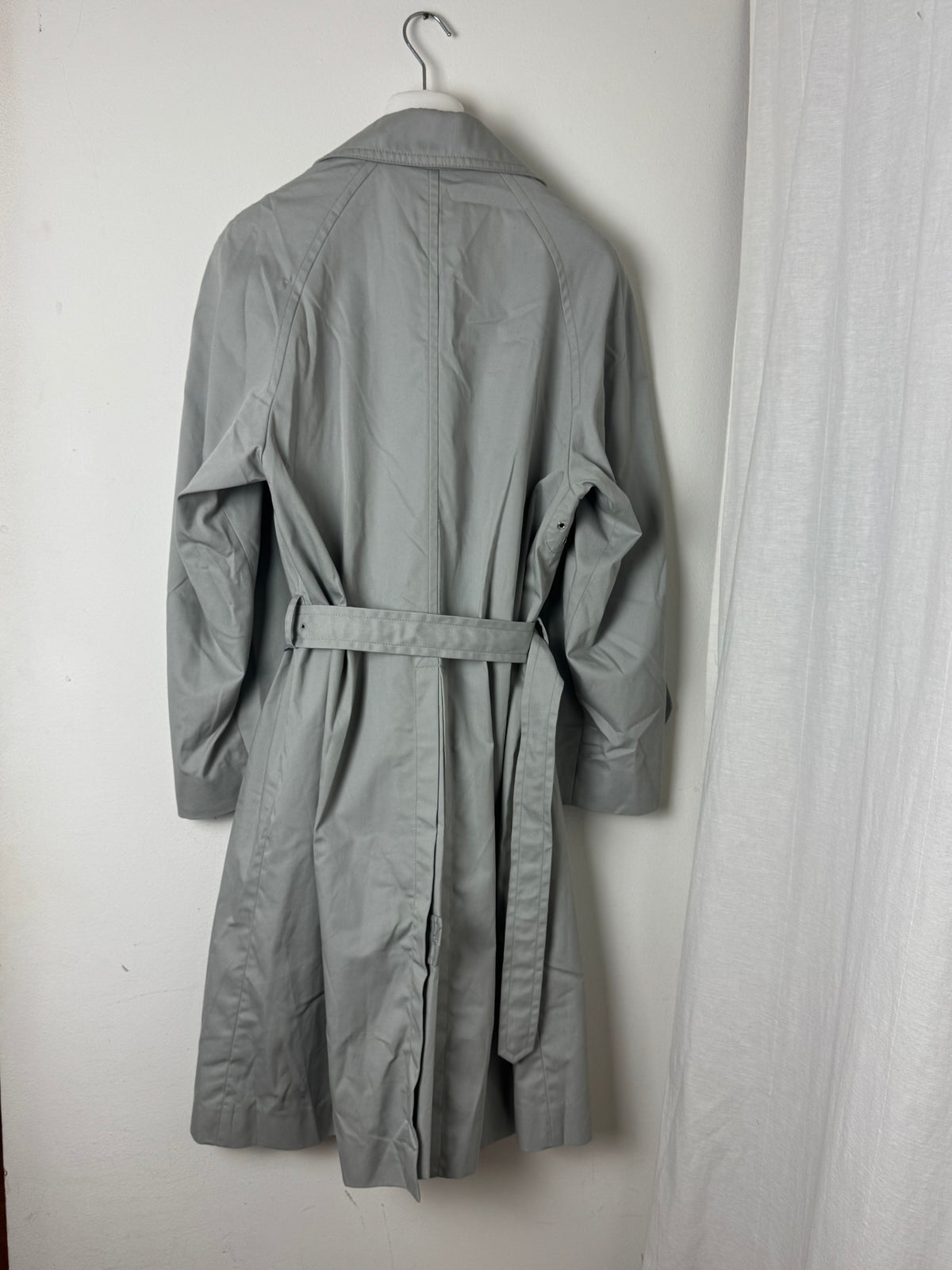 SS2018 Runway Pleated Trenchcoat Grey