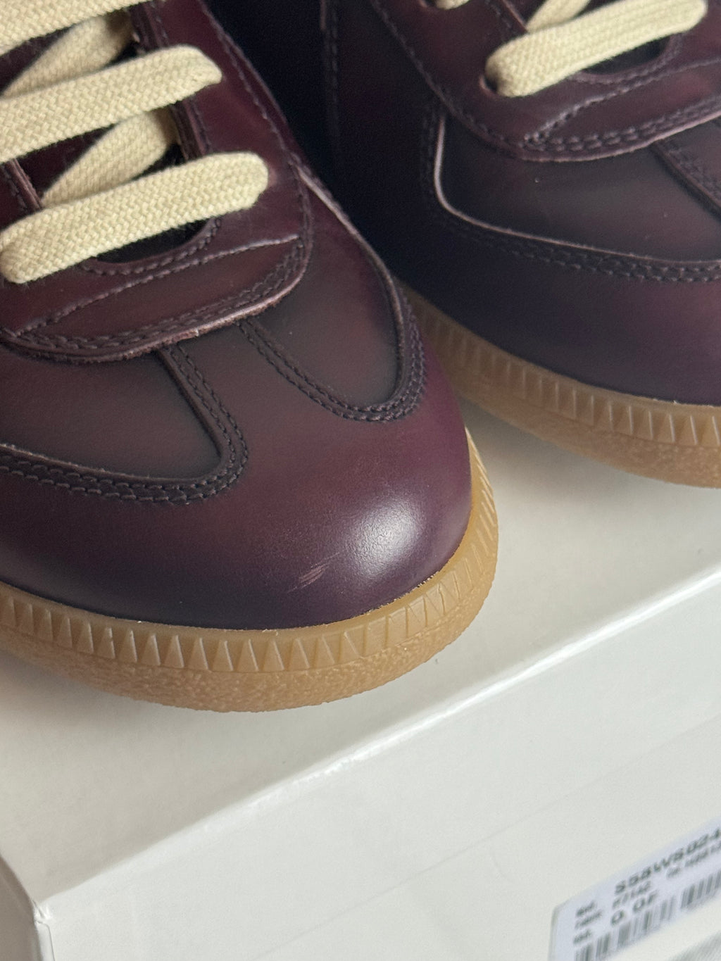 REPLICA GAT Low-Top Sneakers Red / Gum  *SAMPLE*