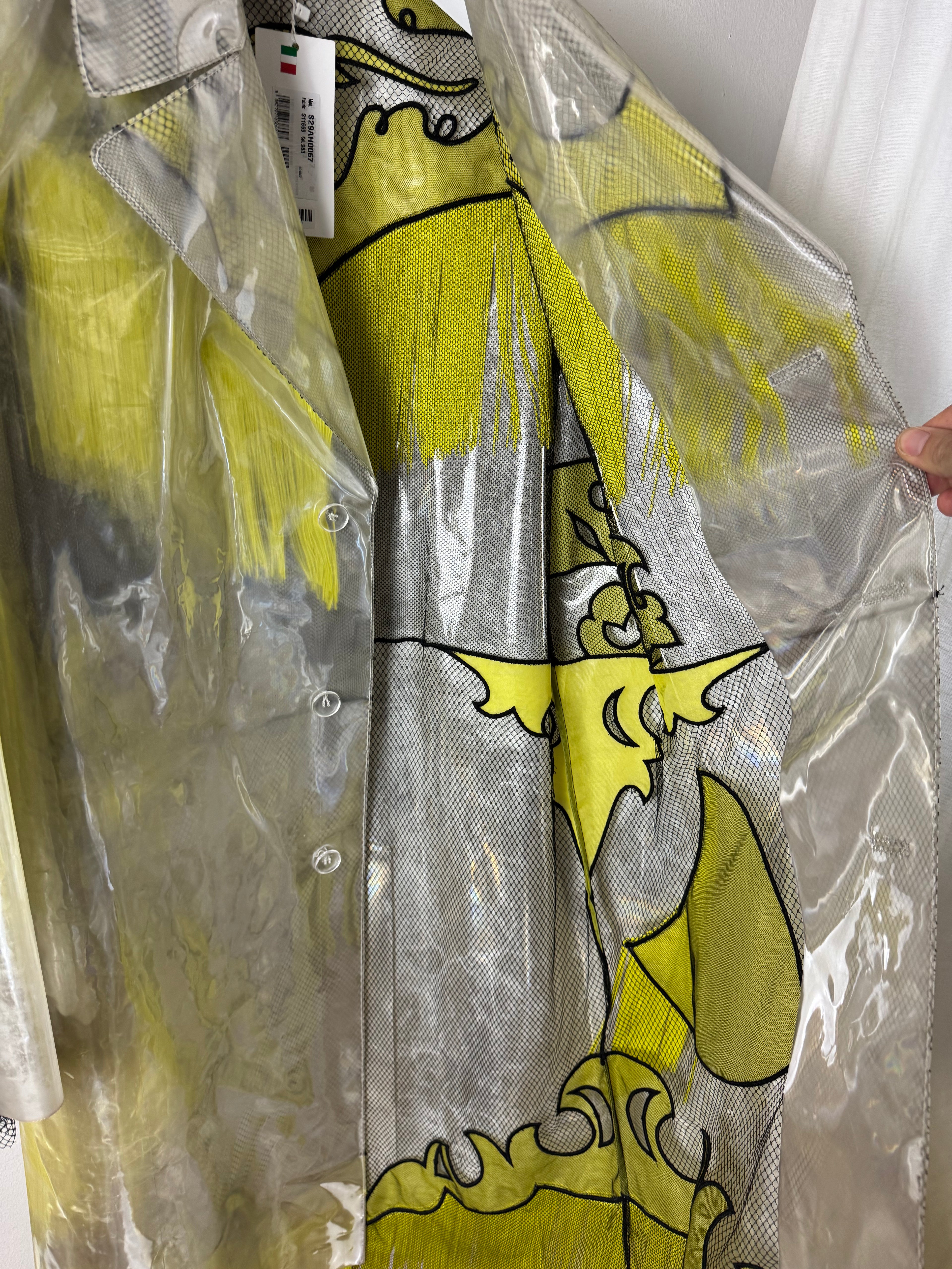FW2018 Runway Transparent Trenchcoat