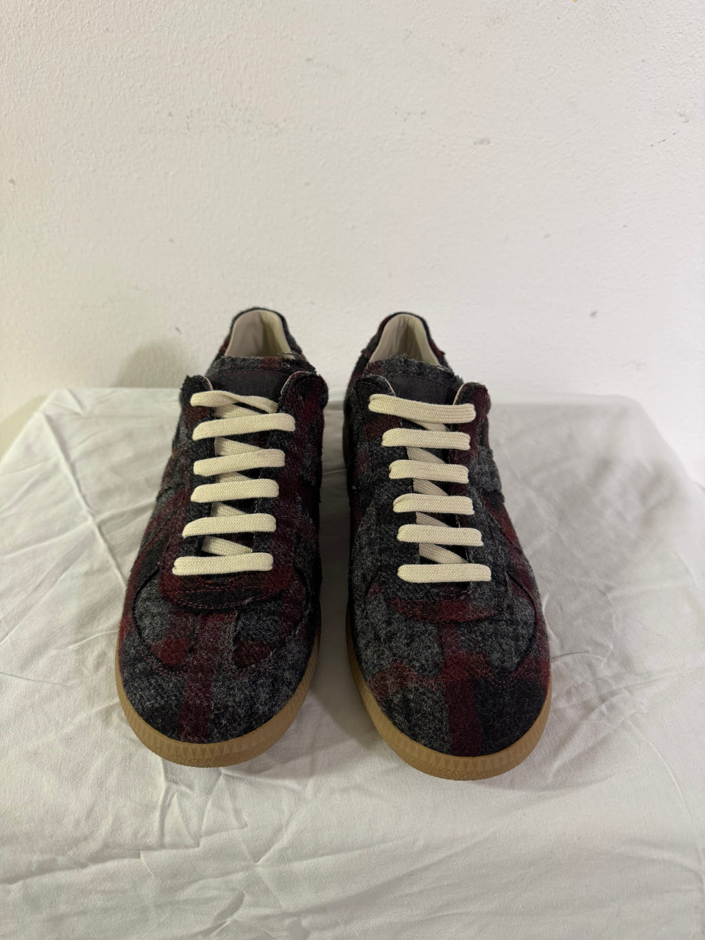 REPLICA GAT Low-Top Sneakers Wool / Gum  *SAMPLE*