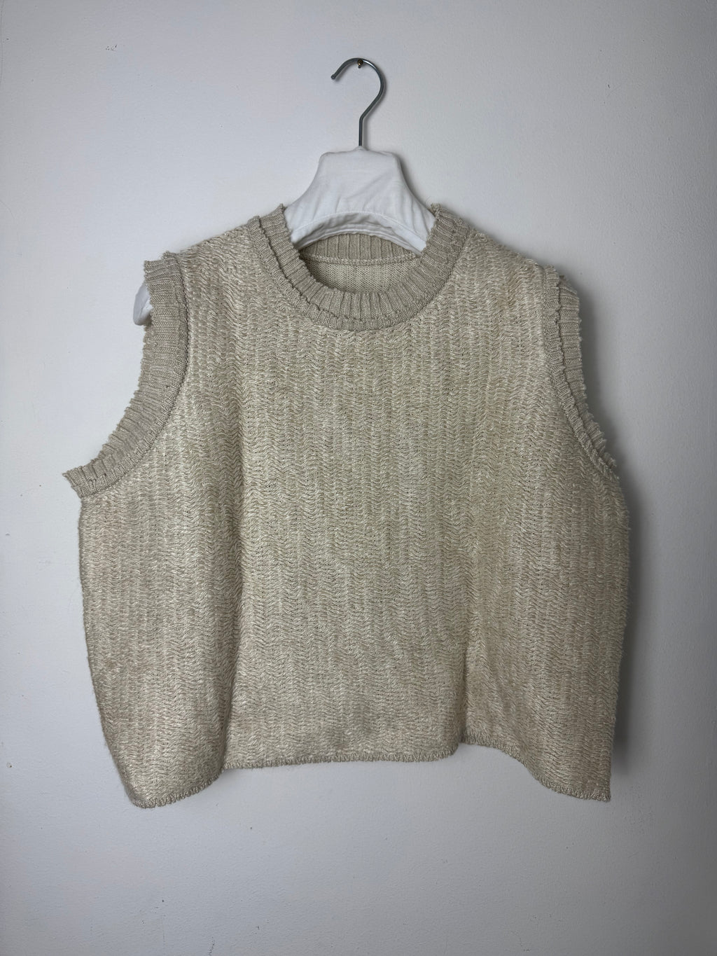 Knitted Vest Beige