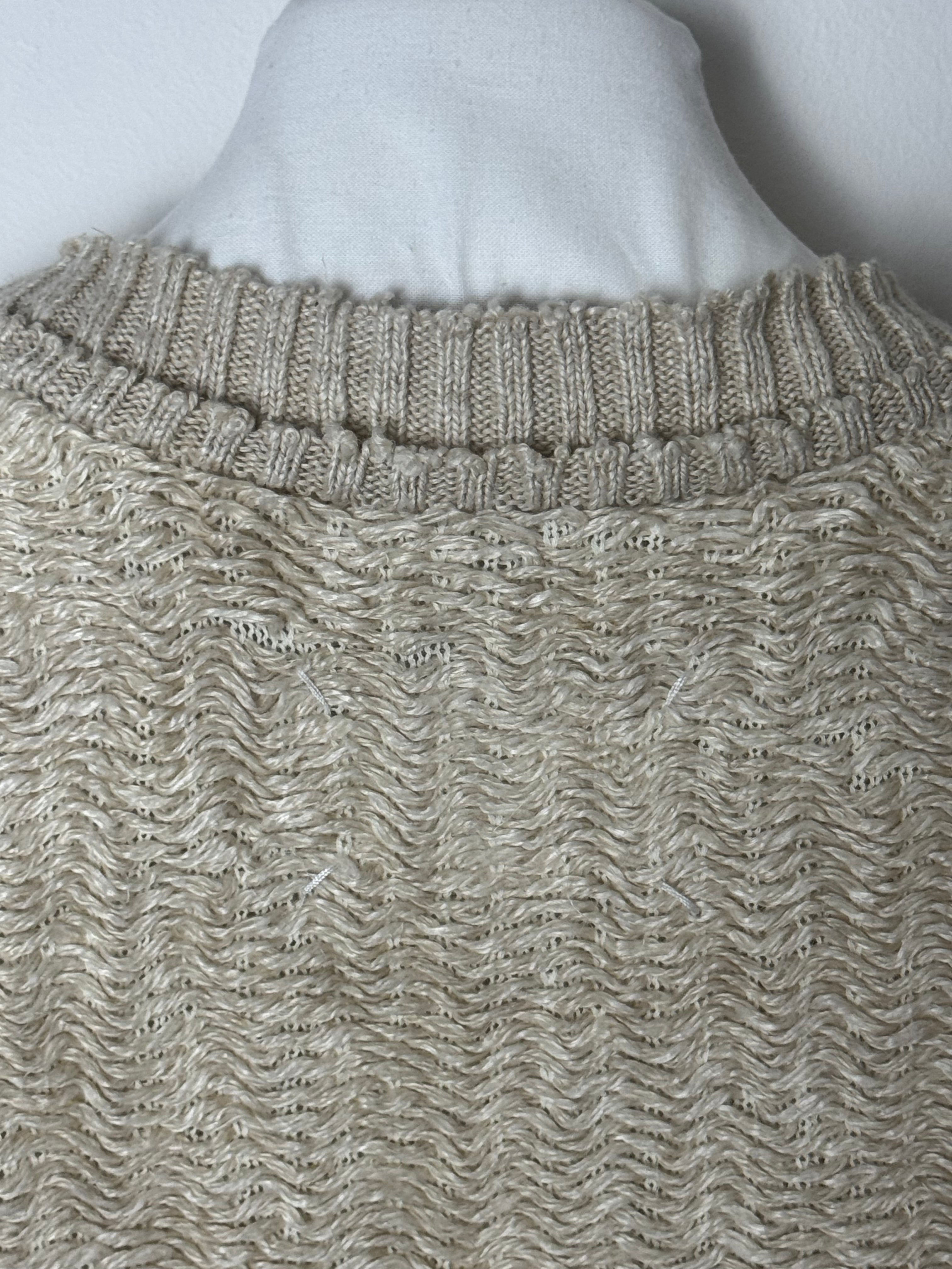 Knitted Vest Beige