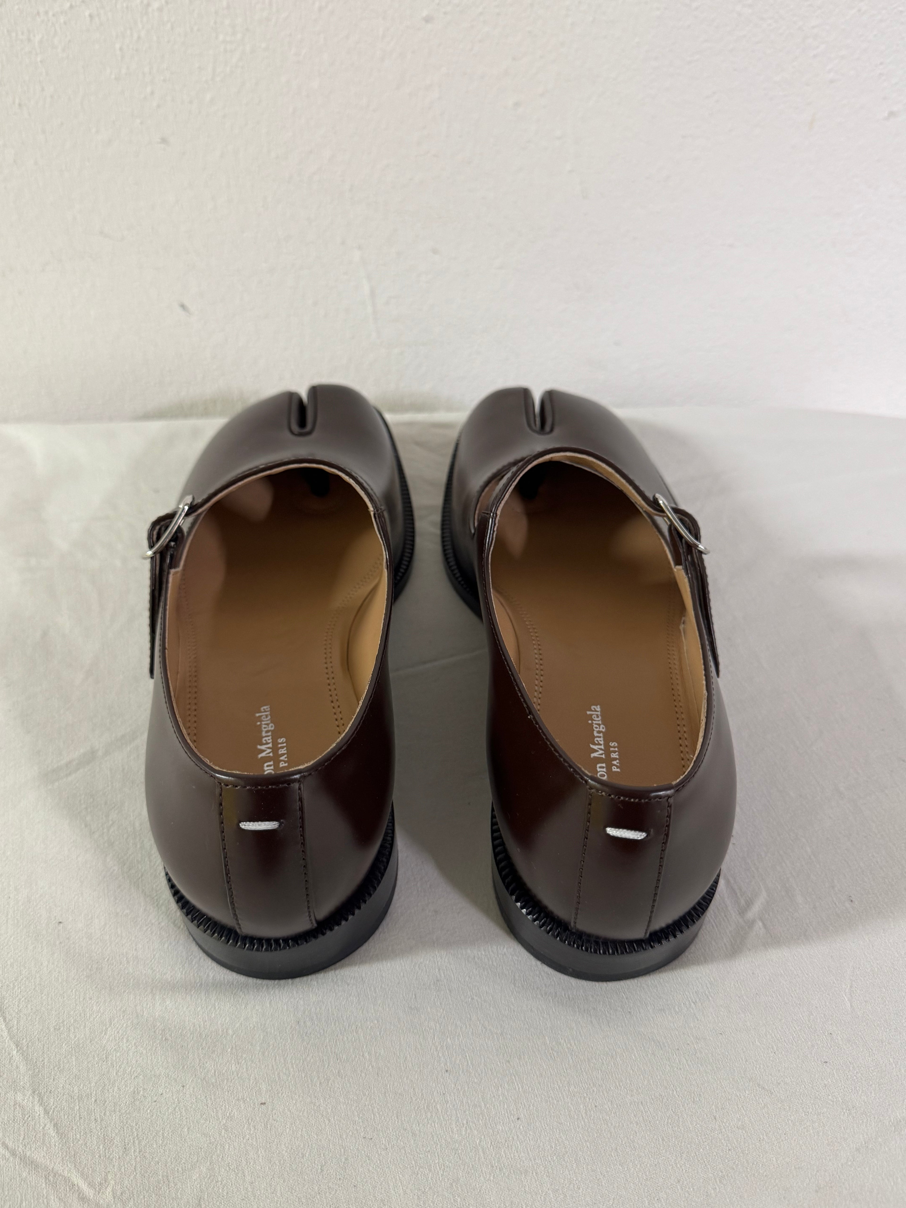 Tabi Mary Jane Chasseurs Brown / Black