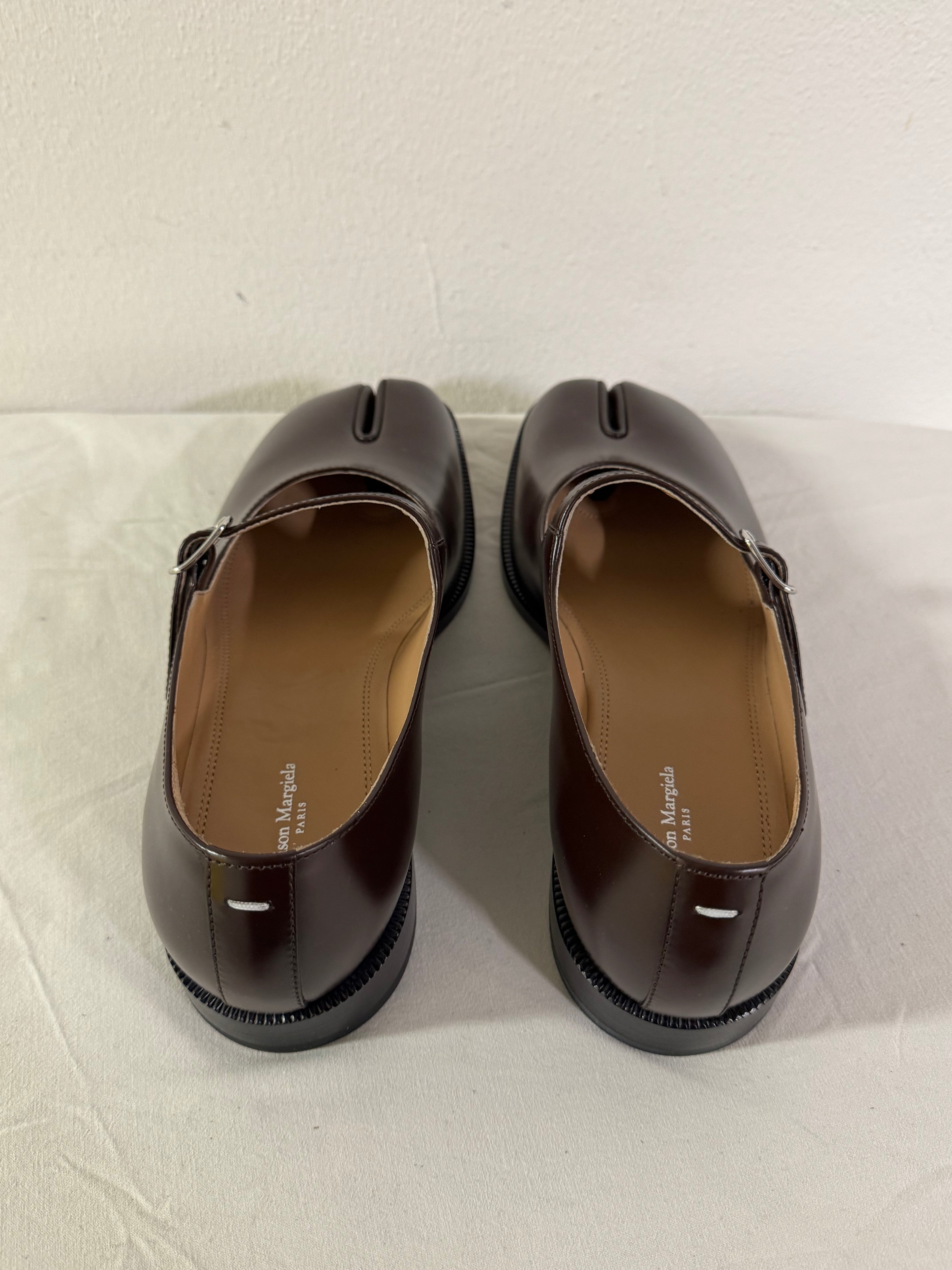 Tabi Mary Jane Chasseurs Brown / Black