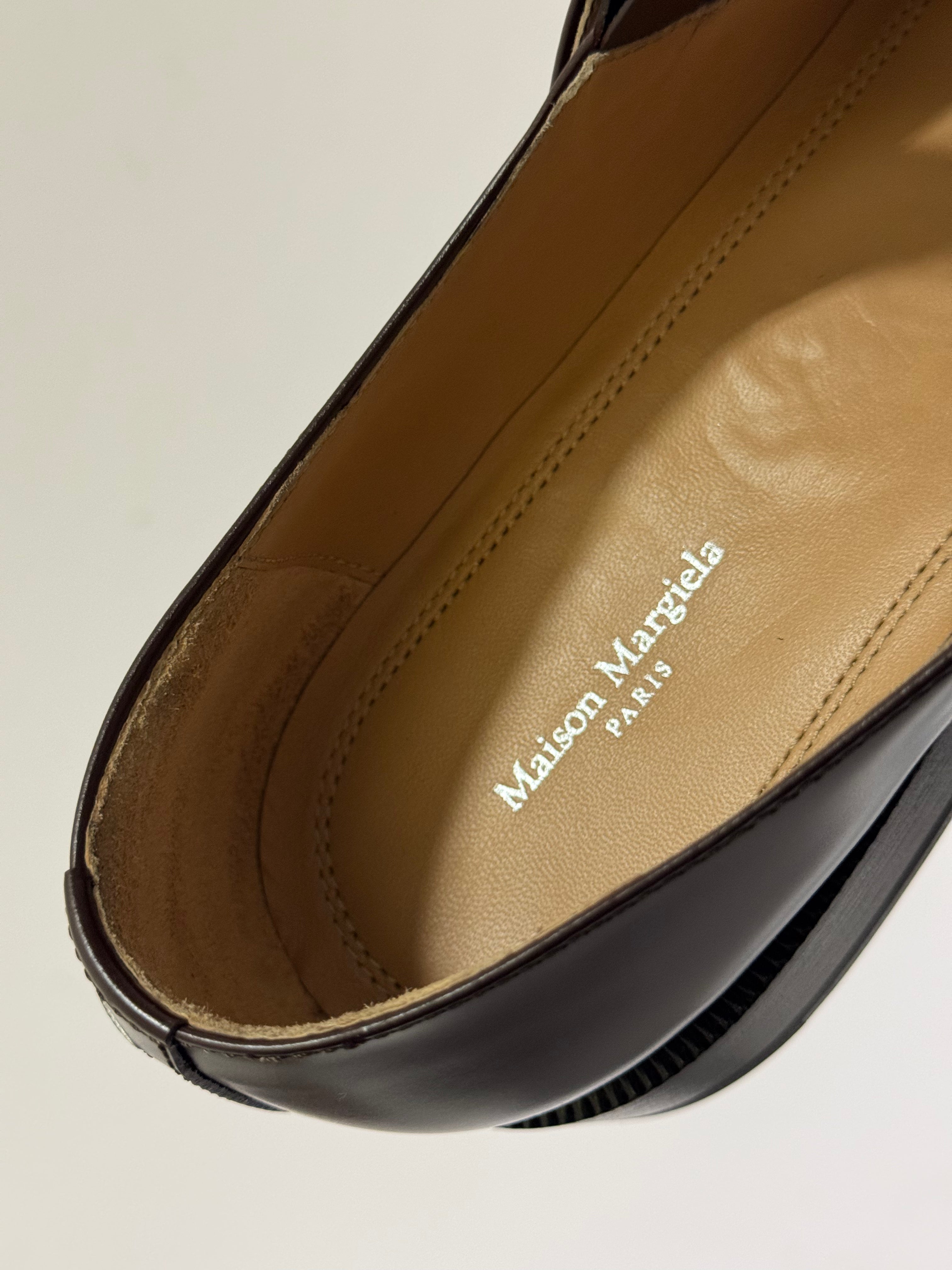 Tabi Mary Jane Chasseurs Brown / Black