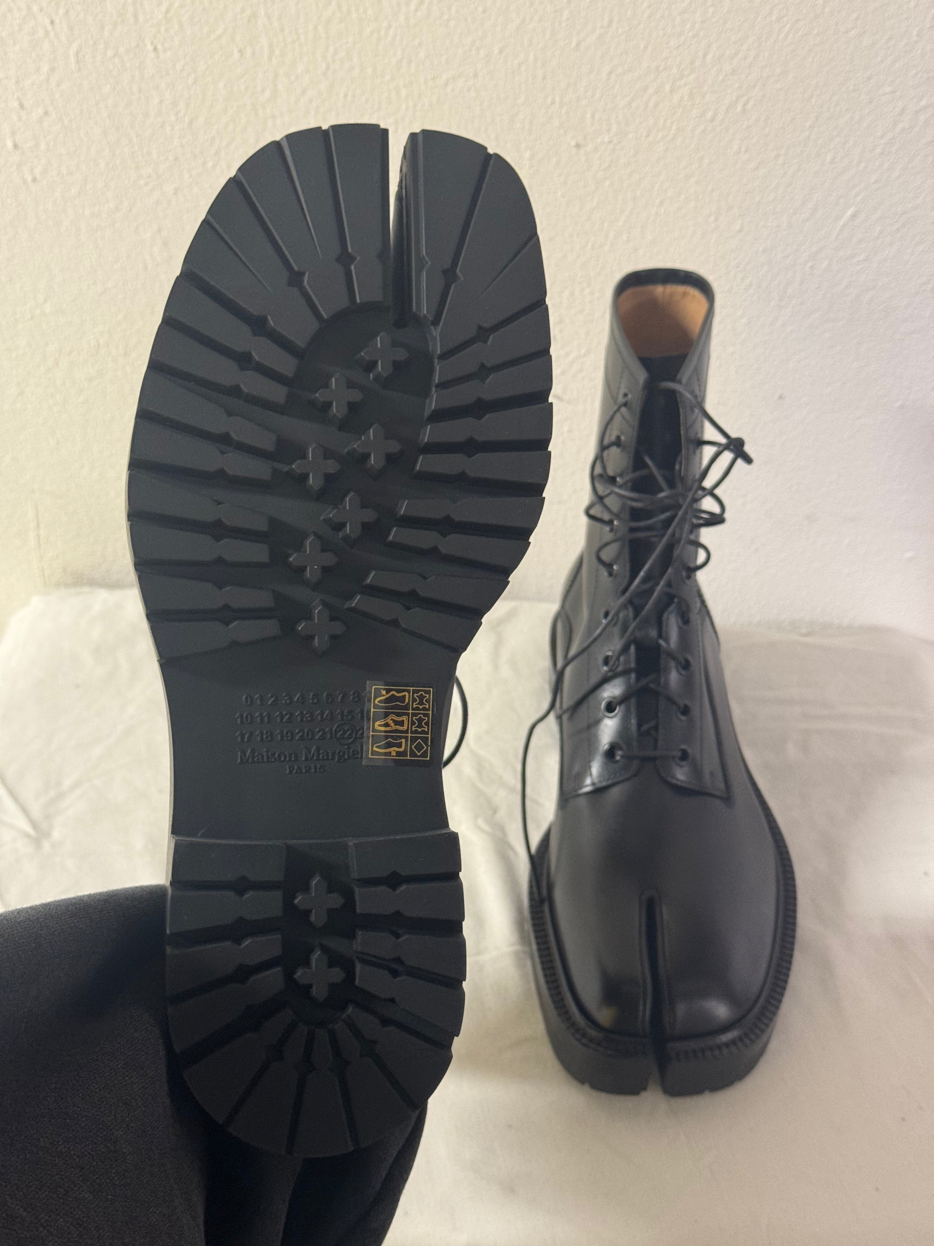 Tabi Combat Boots Black