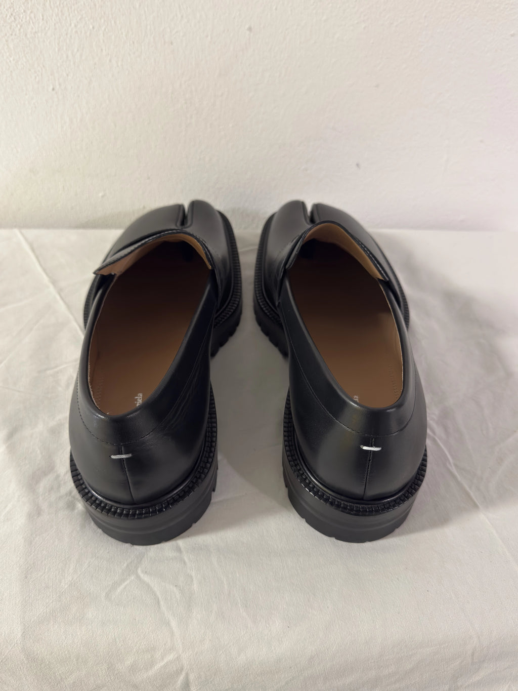 Tabi Platform Loafers Black