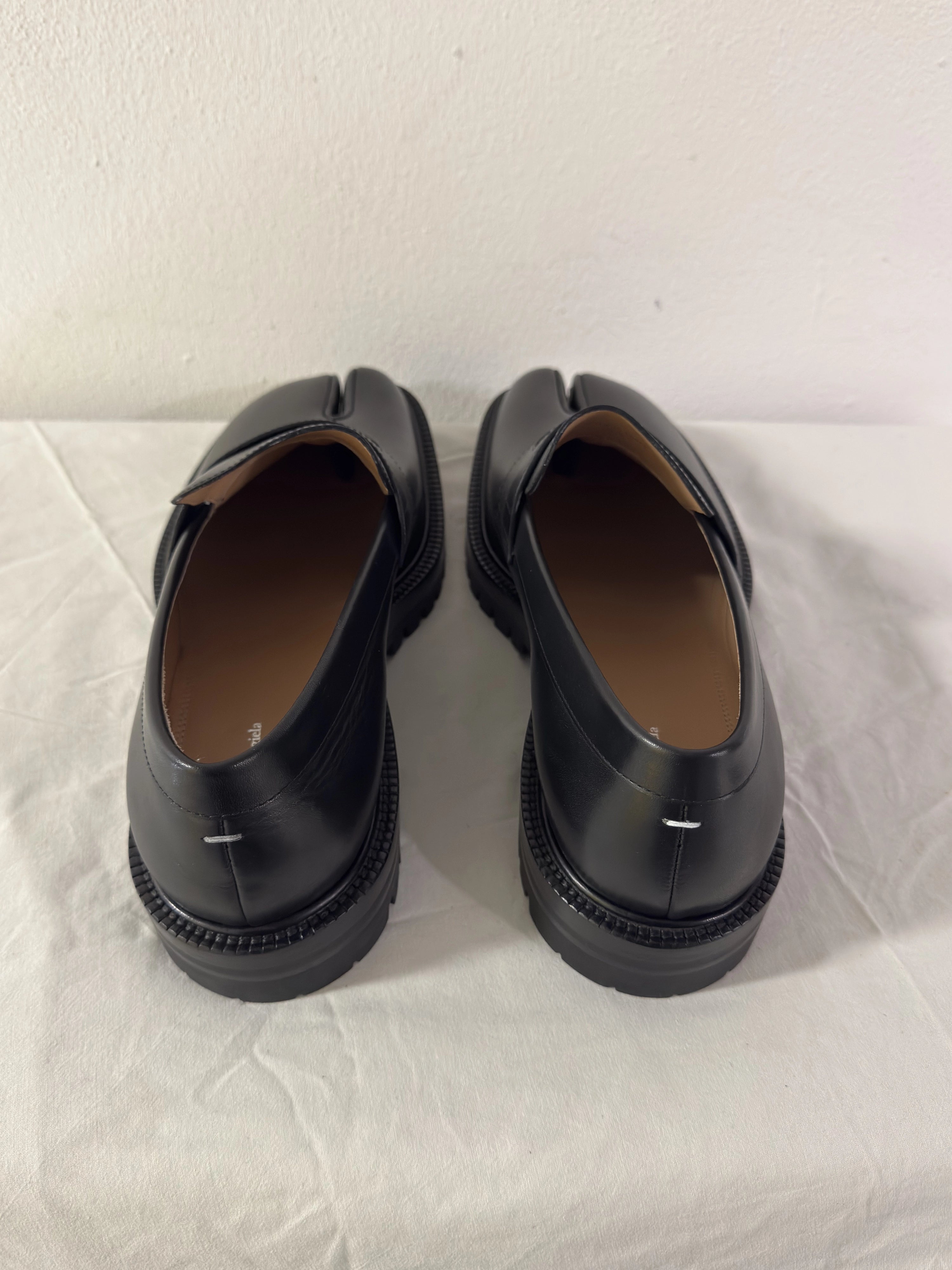 Tabi Platform Loafers Black