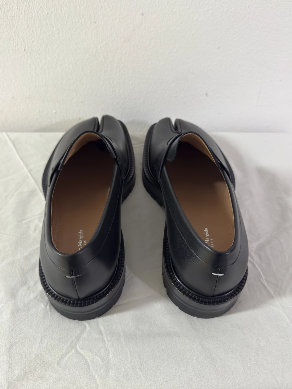 Tabi Platform Loafers Black