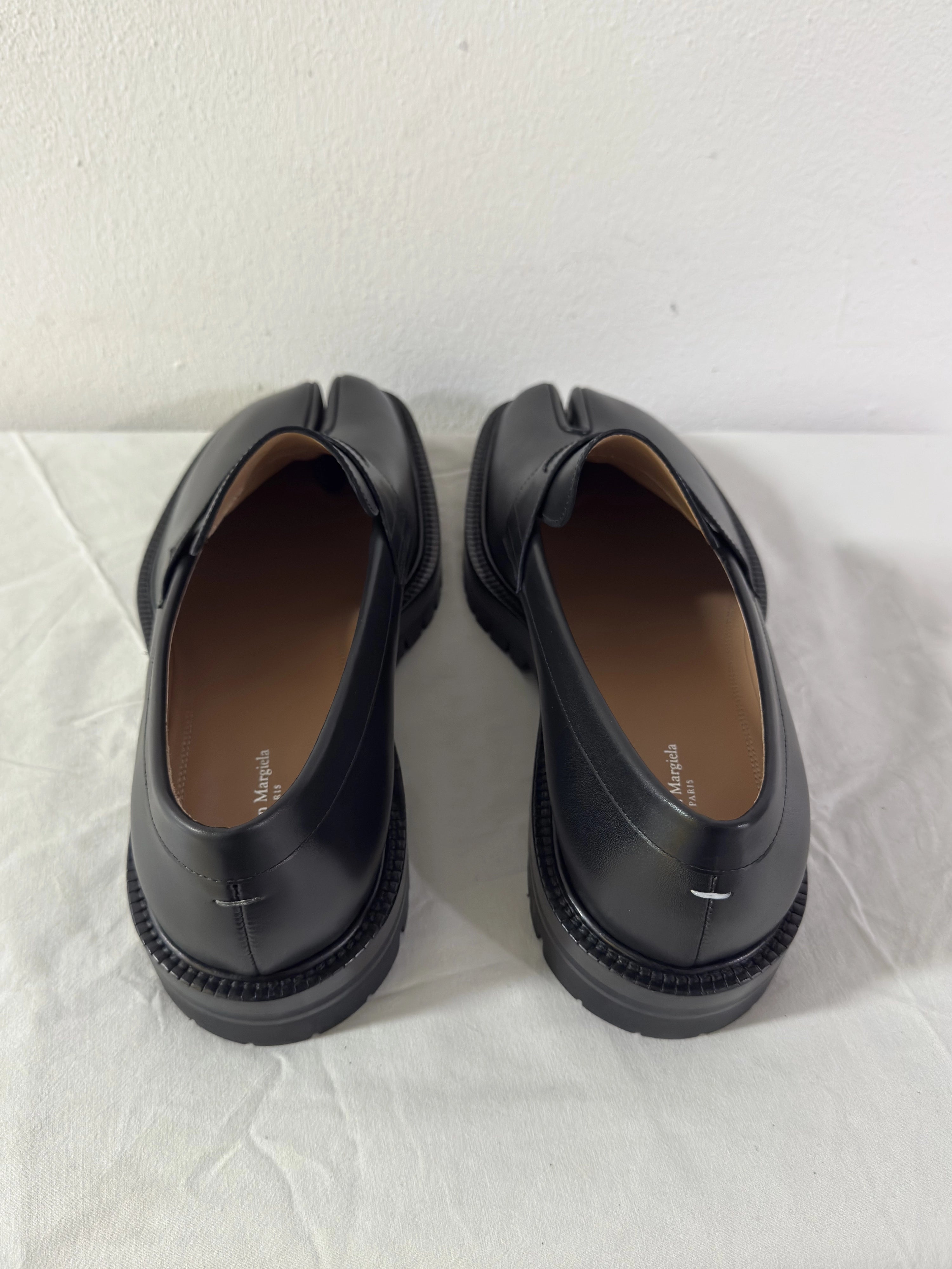 Tabi Platform Loafers Black