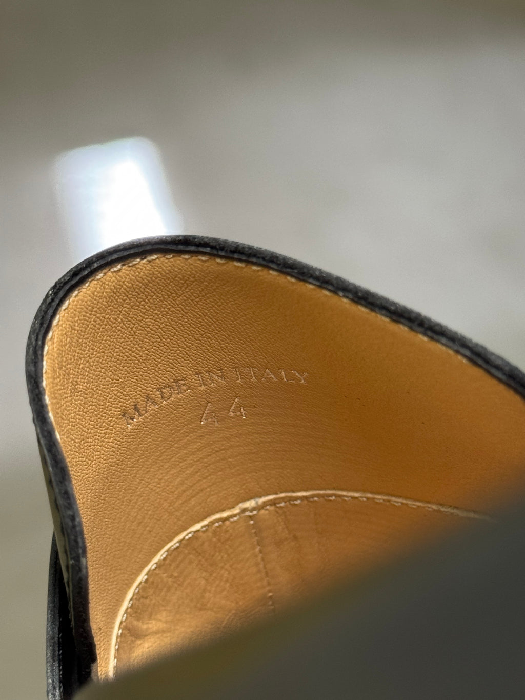 Tabi Platform Loafers Black