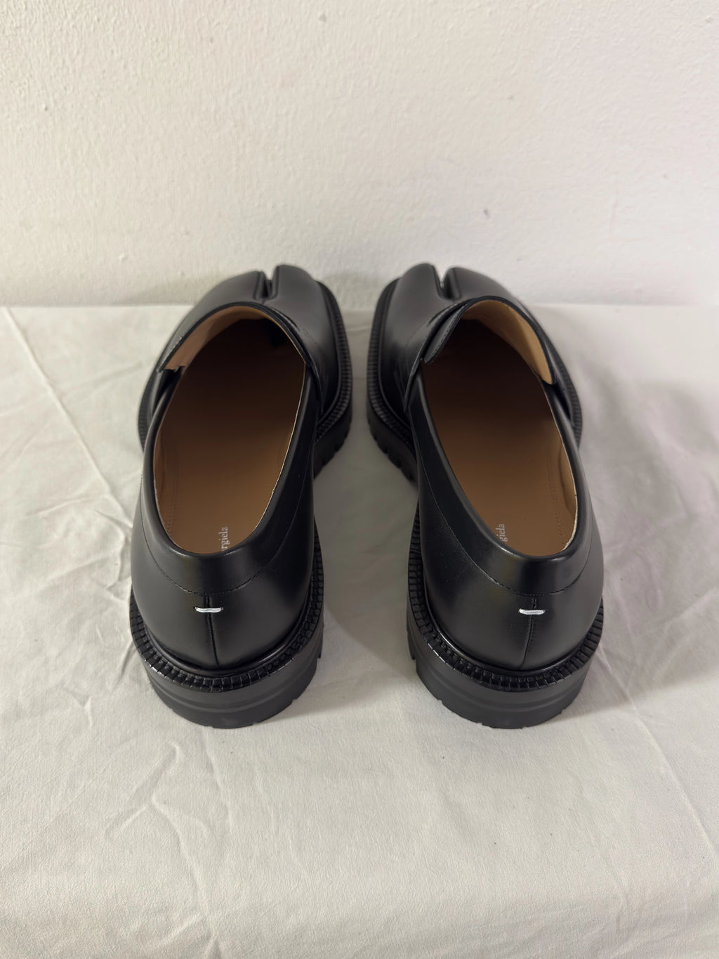 Tabi Platform Loafers Black