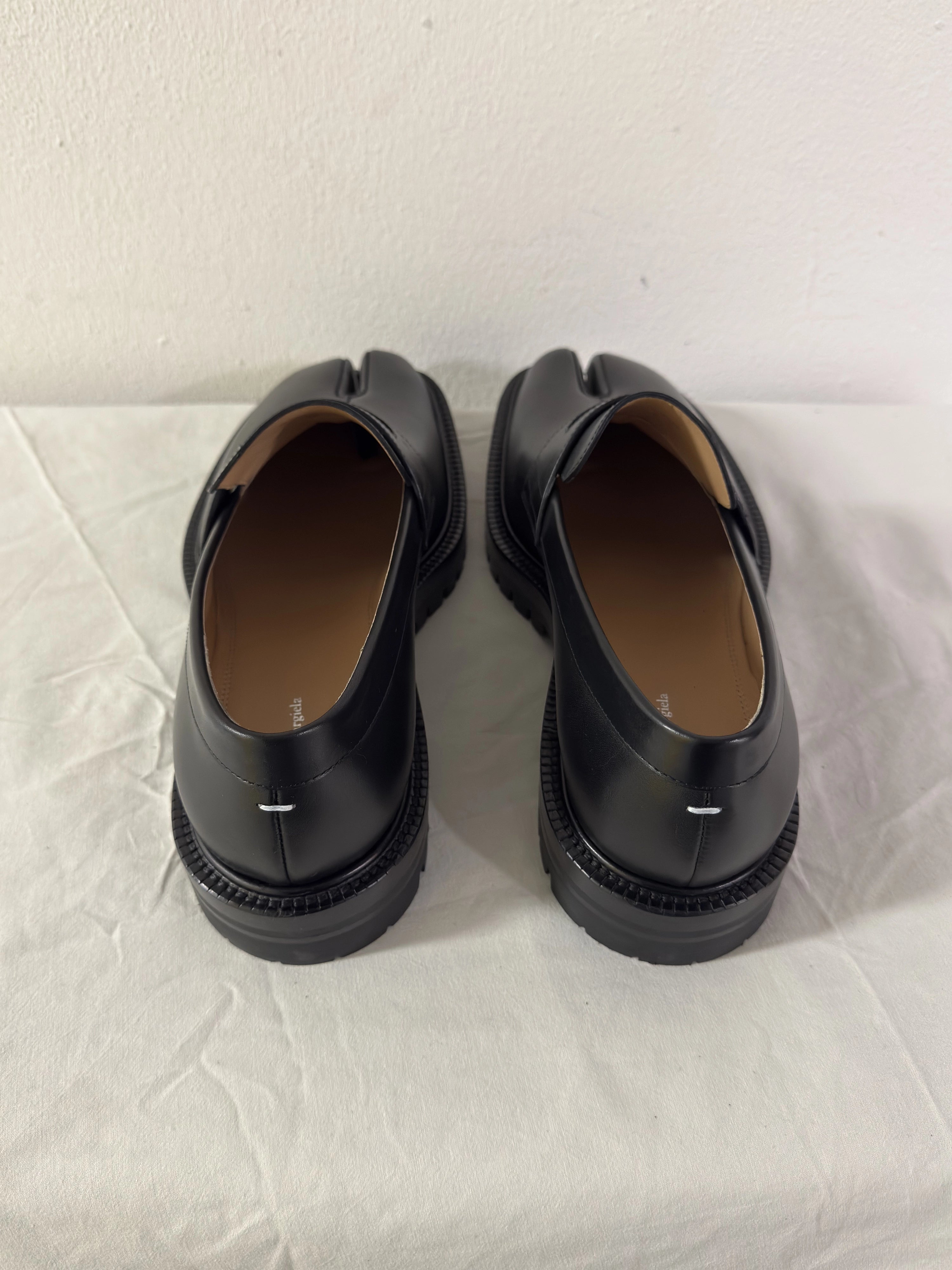 Tabi Platform Loafers Black