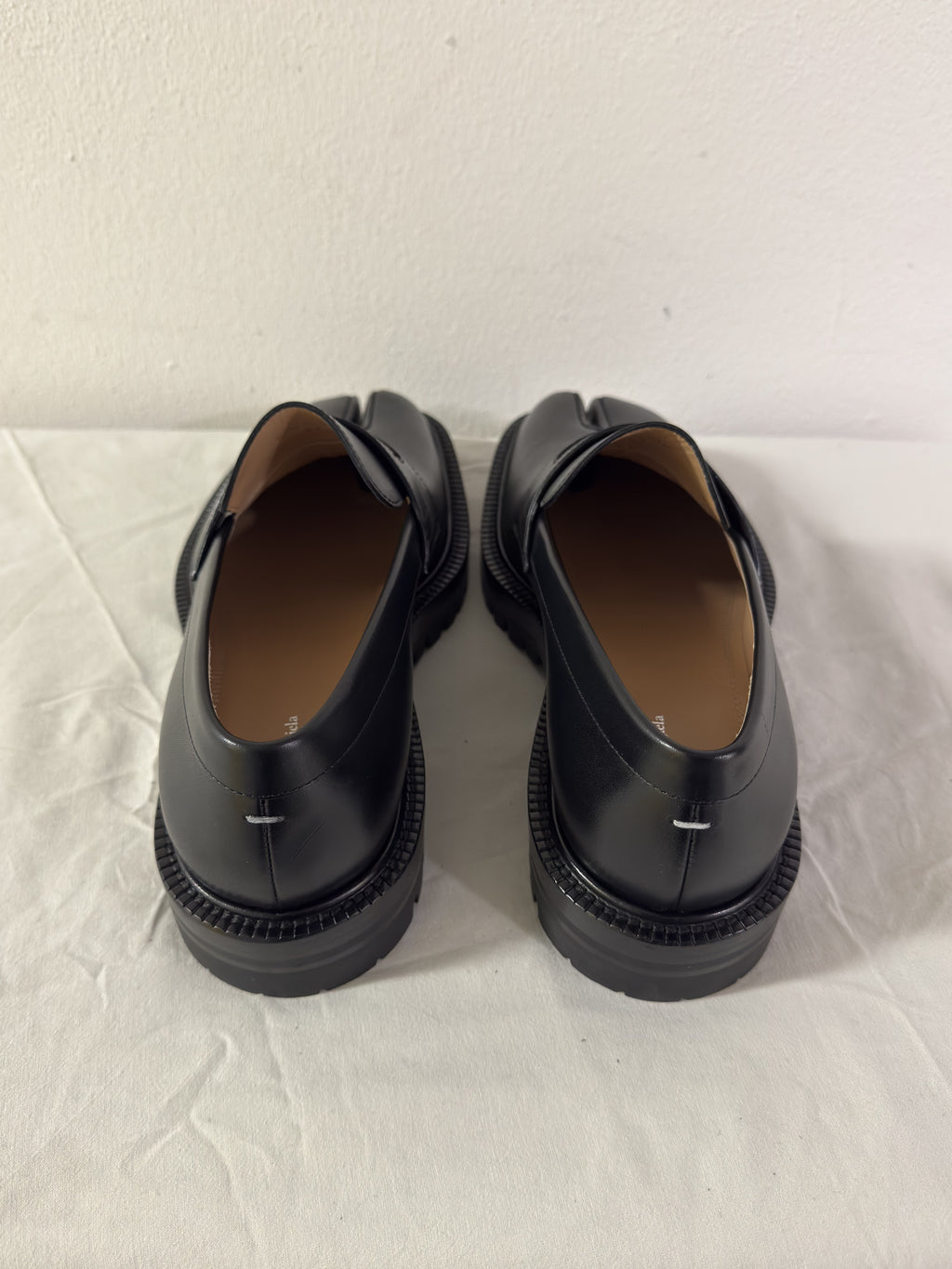 Tabi Platform Loafers Black