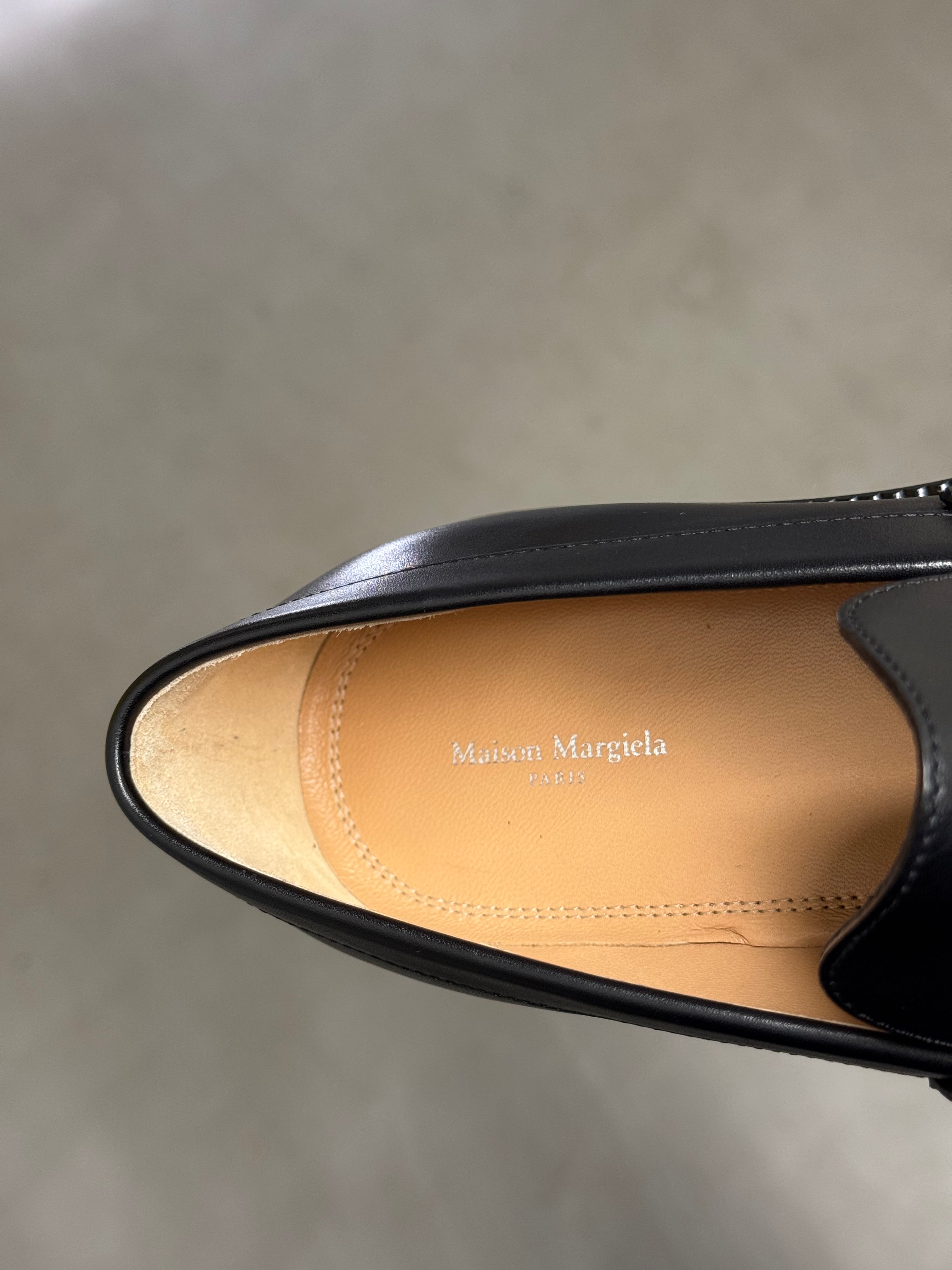 Tabi Platform Loafers Black
