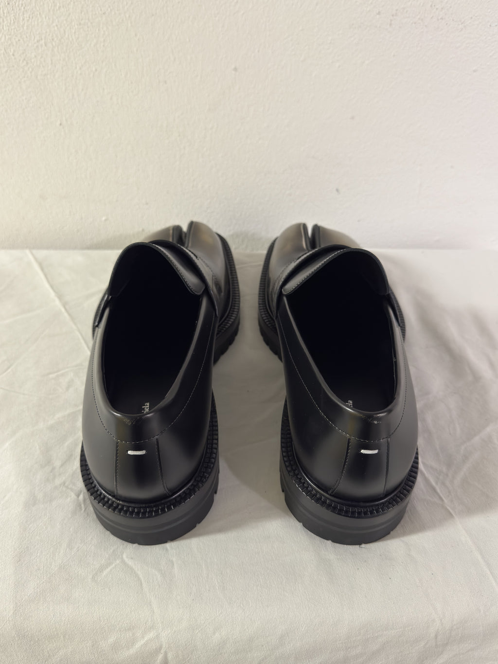Tabi Platform Loafers Metallic / Black