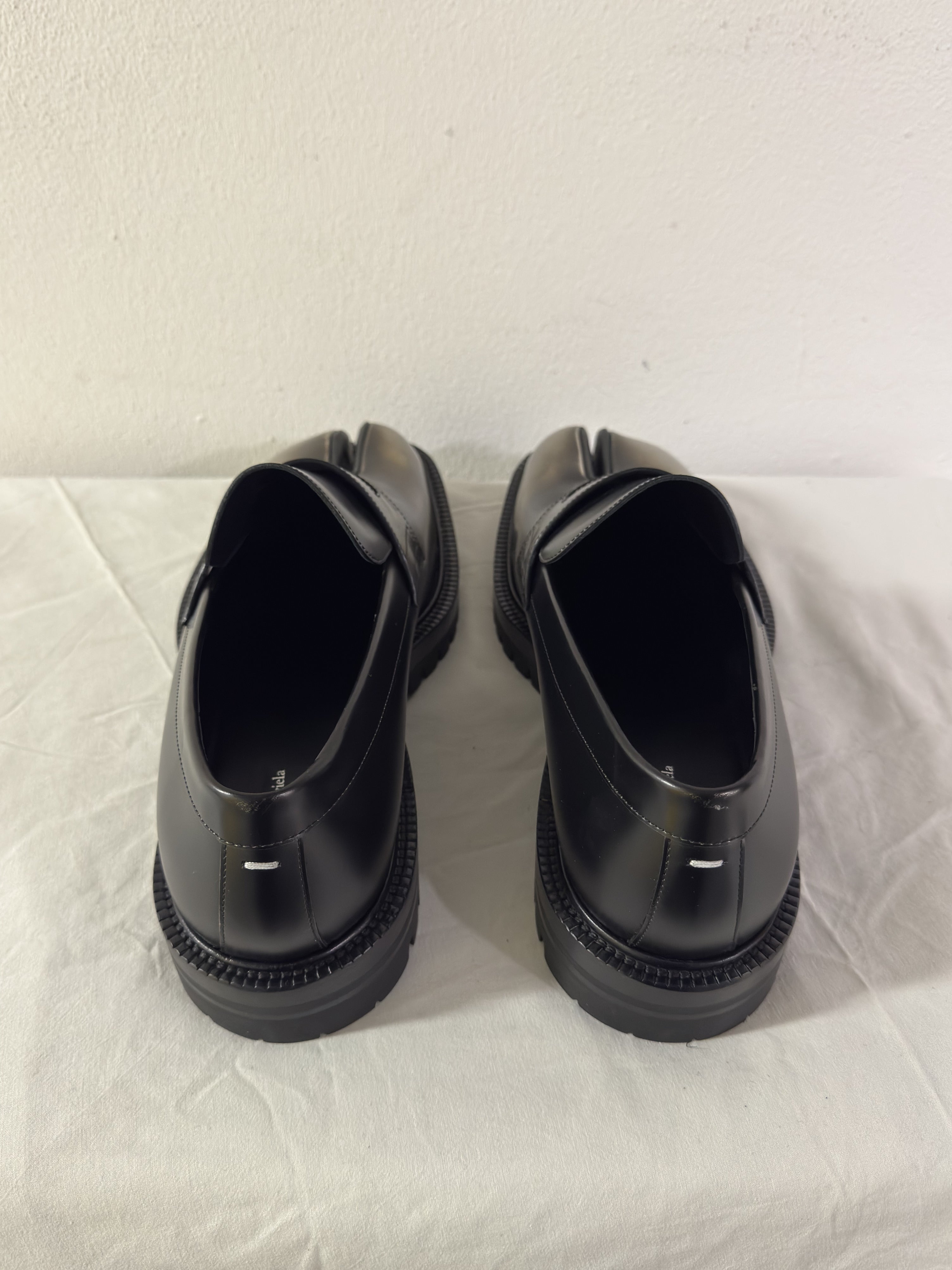 Tabi Platform Loafers Metallic / Black
