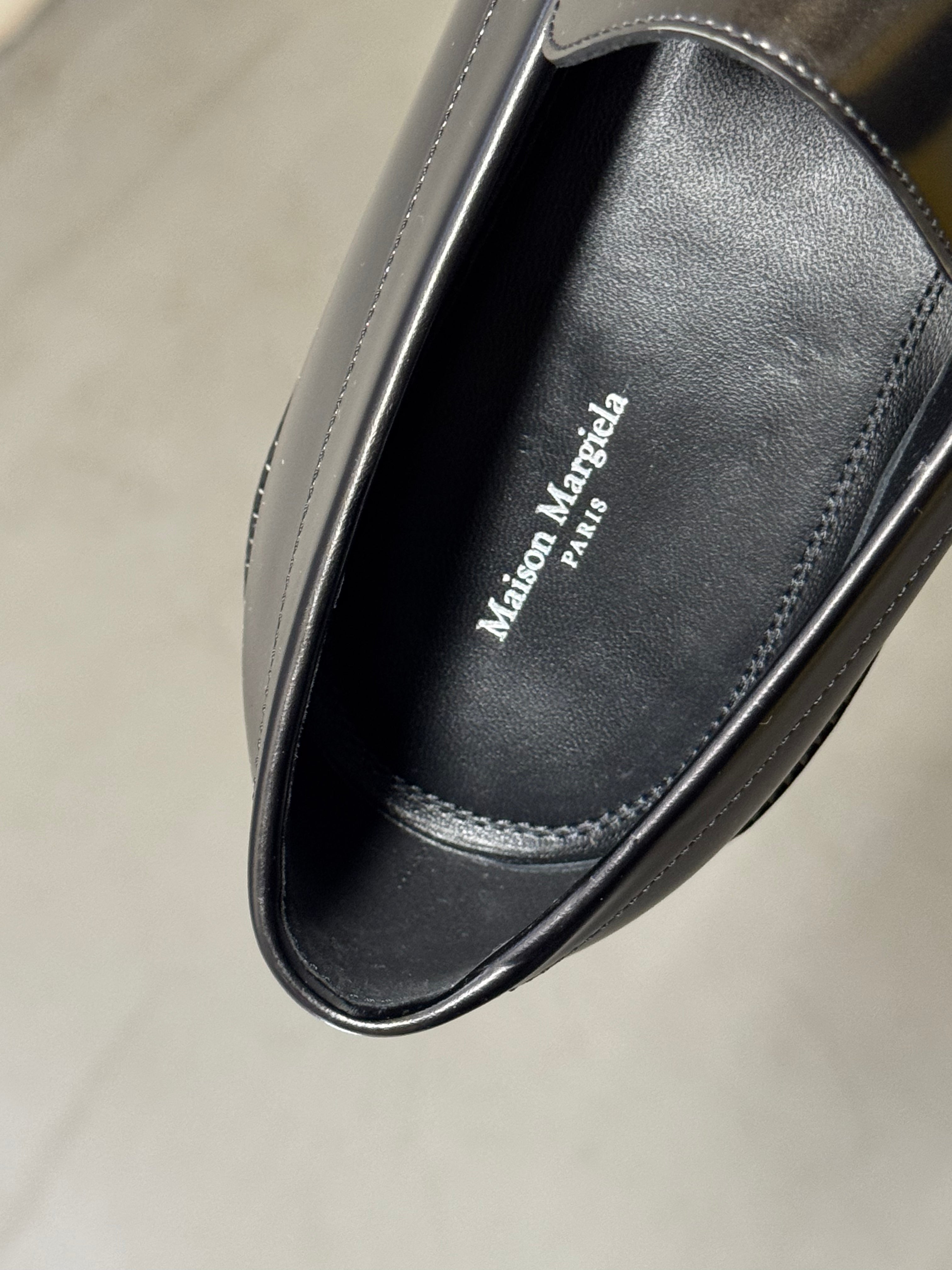 Tabi Platform Loafers Metallic / Black