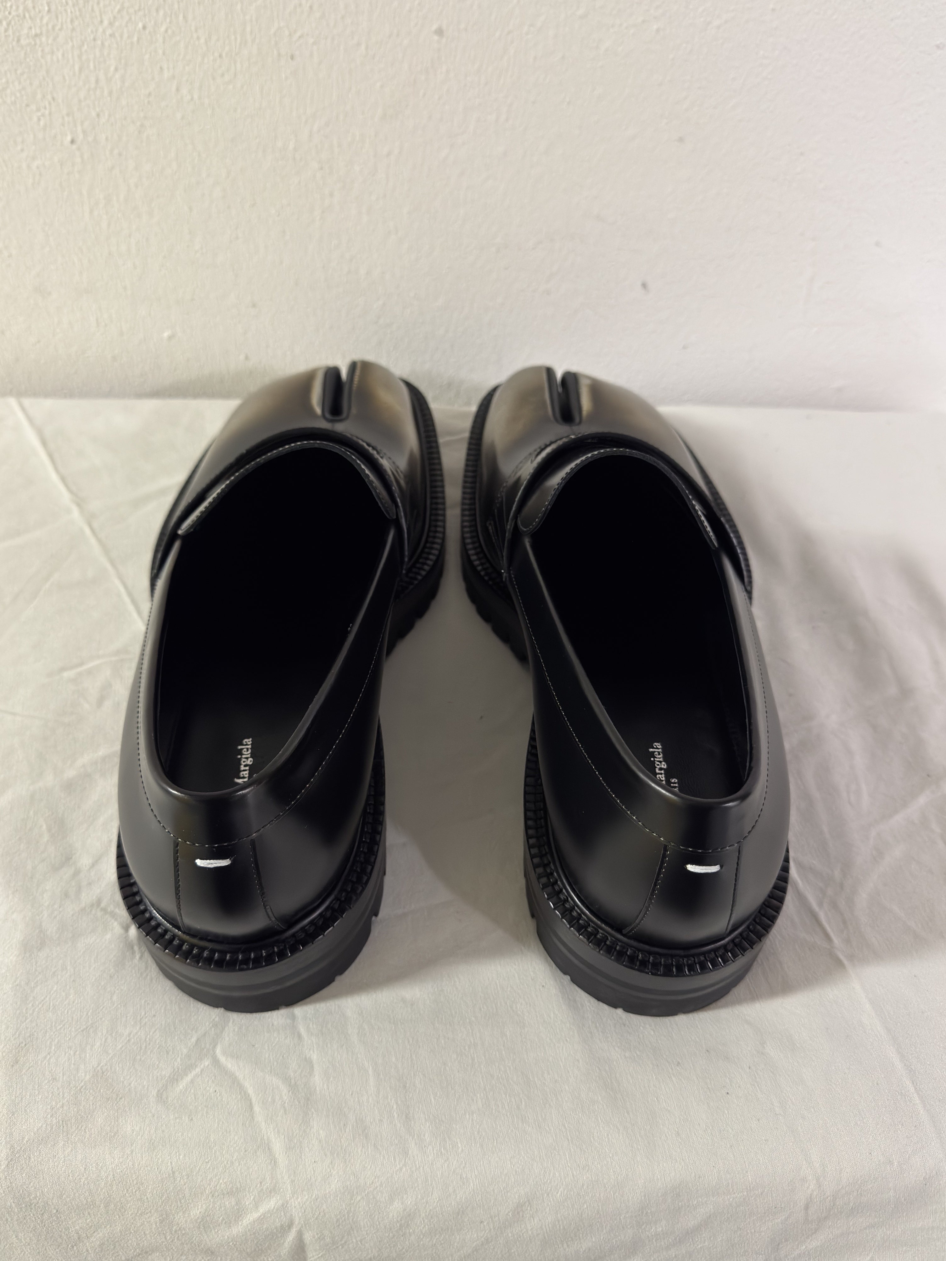 Tabi Platform Loafers Metallic / Black