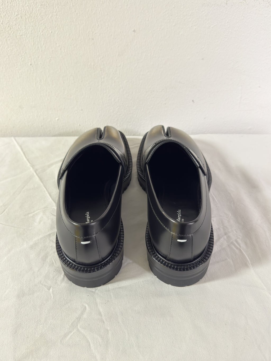 Tabi Platform Loafers Metallic / Black