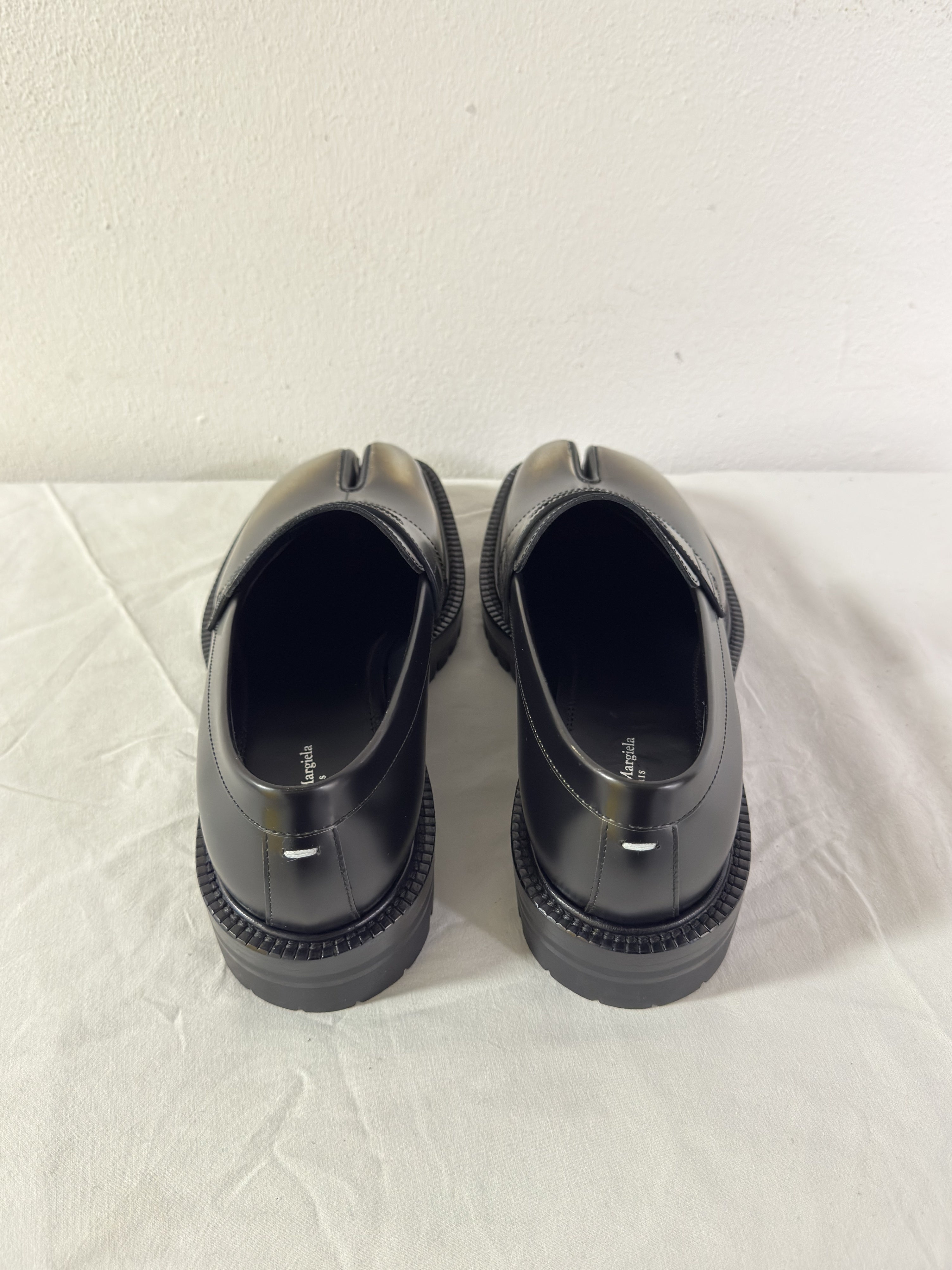 Tabi Platform Loafers Metallic / Black