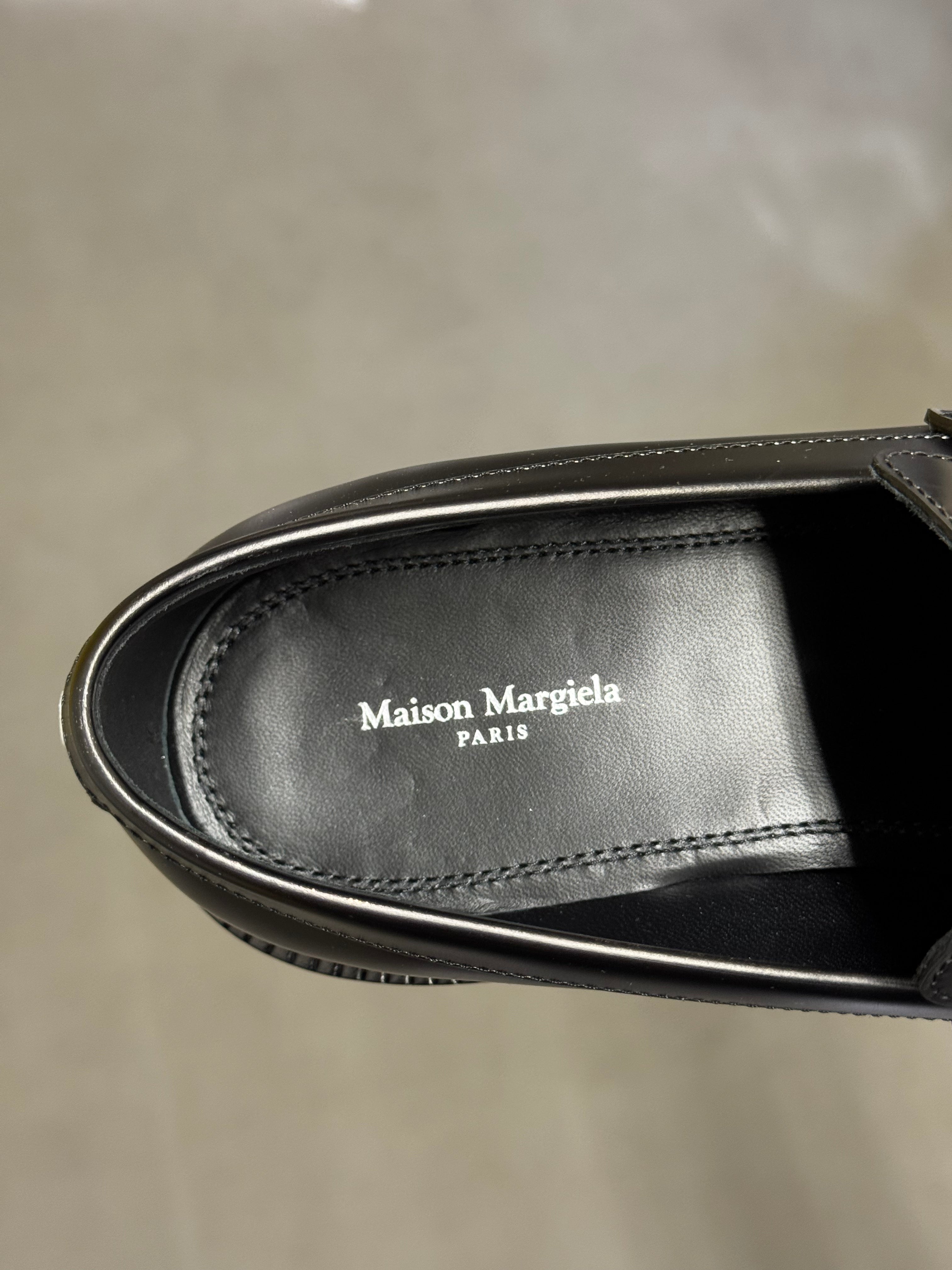 Tabi Platform Loafers Metallic / Black