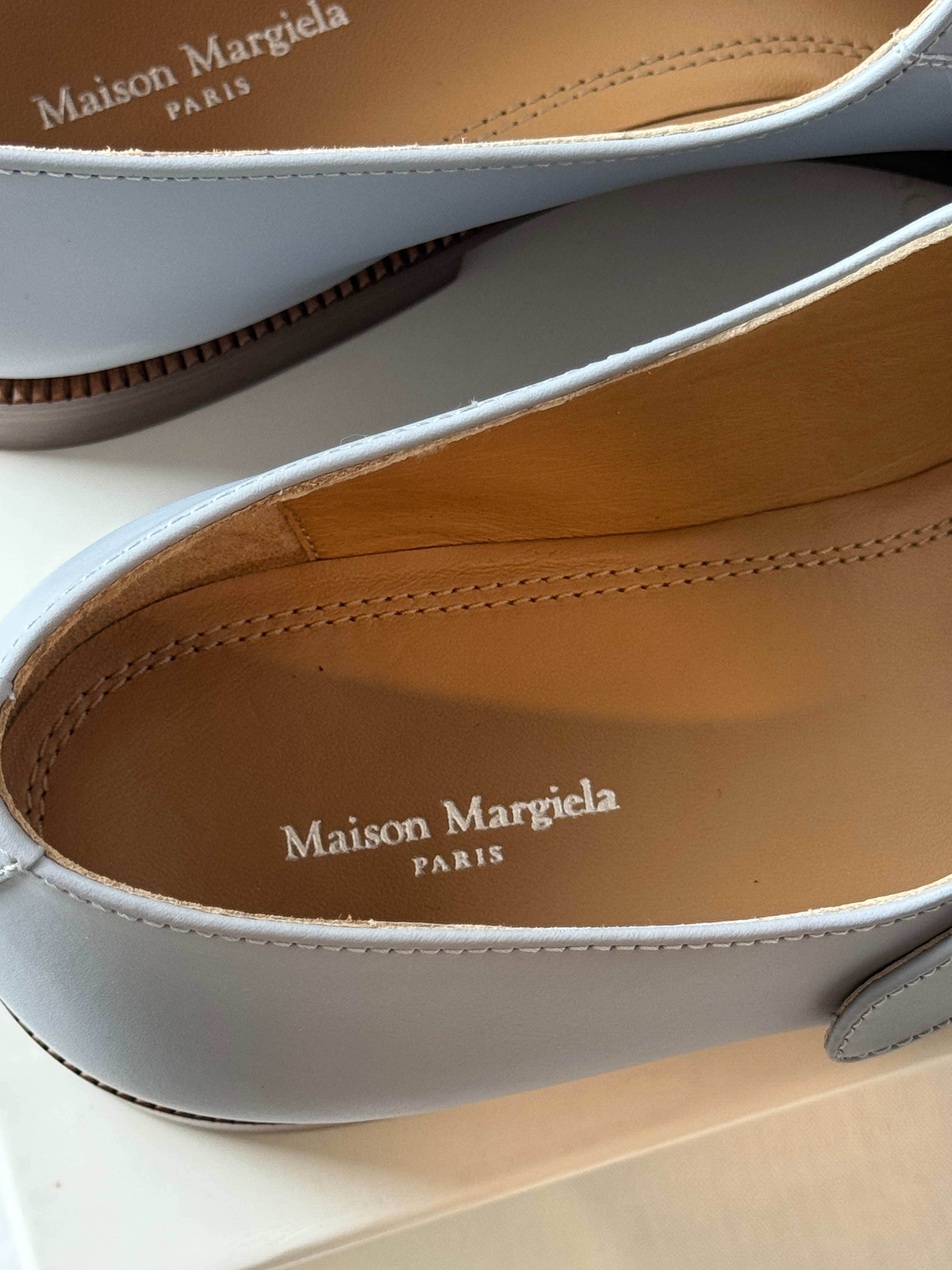 Tabi Mary Jane Chasseurs Blue / Brown