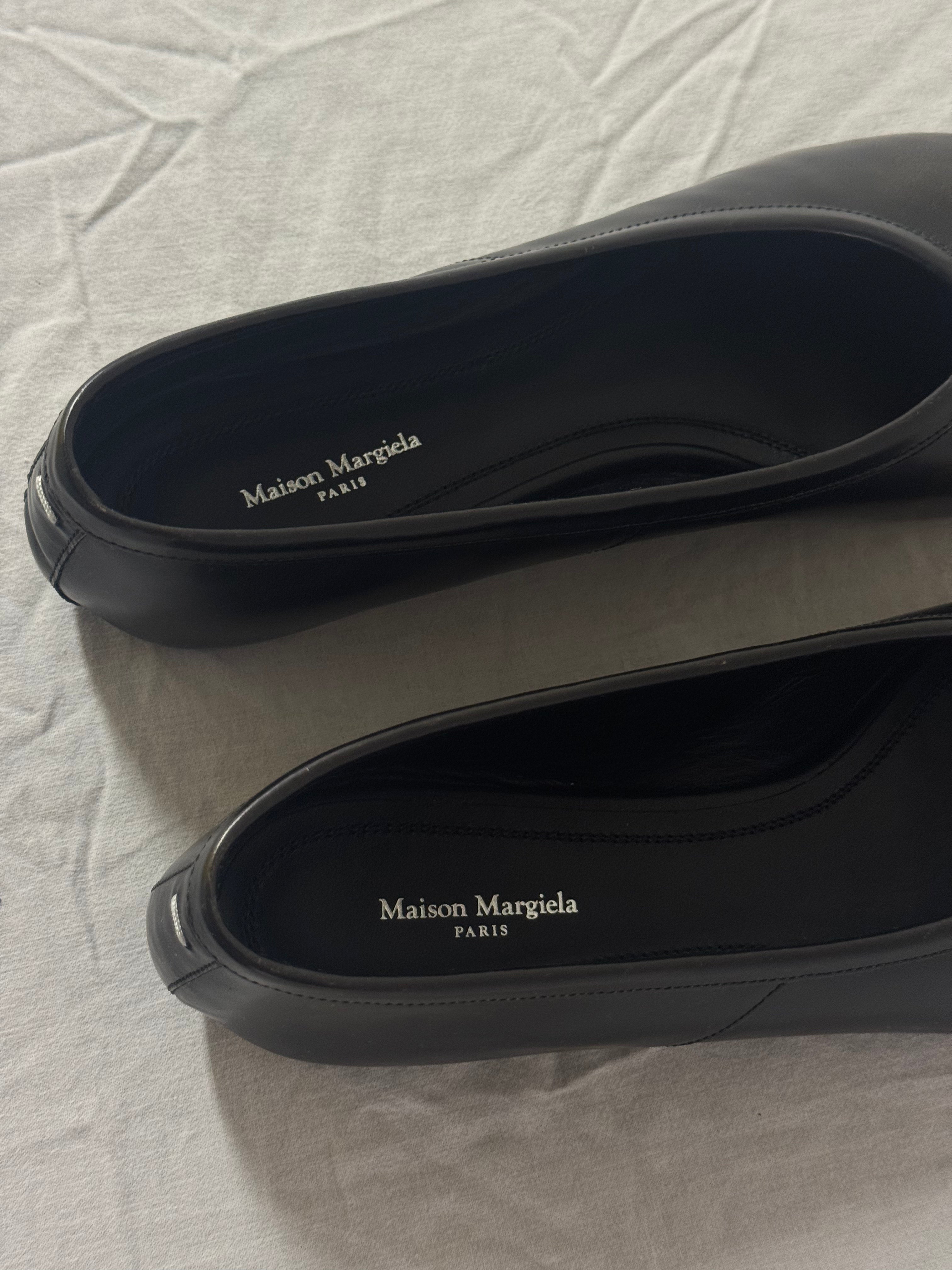 Tabi Ballet Flat Metallic / Black