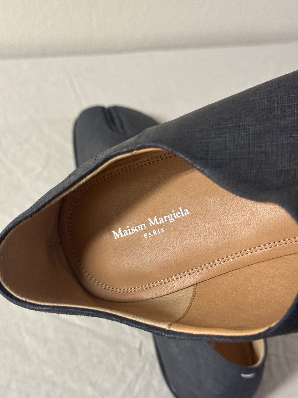Tabi Slip-On Babouches Blue / Black