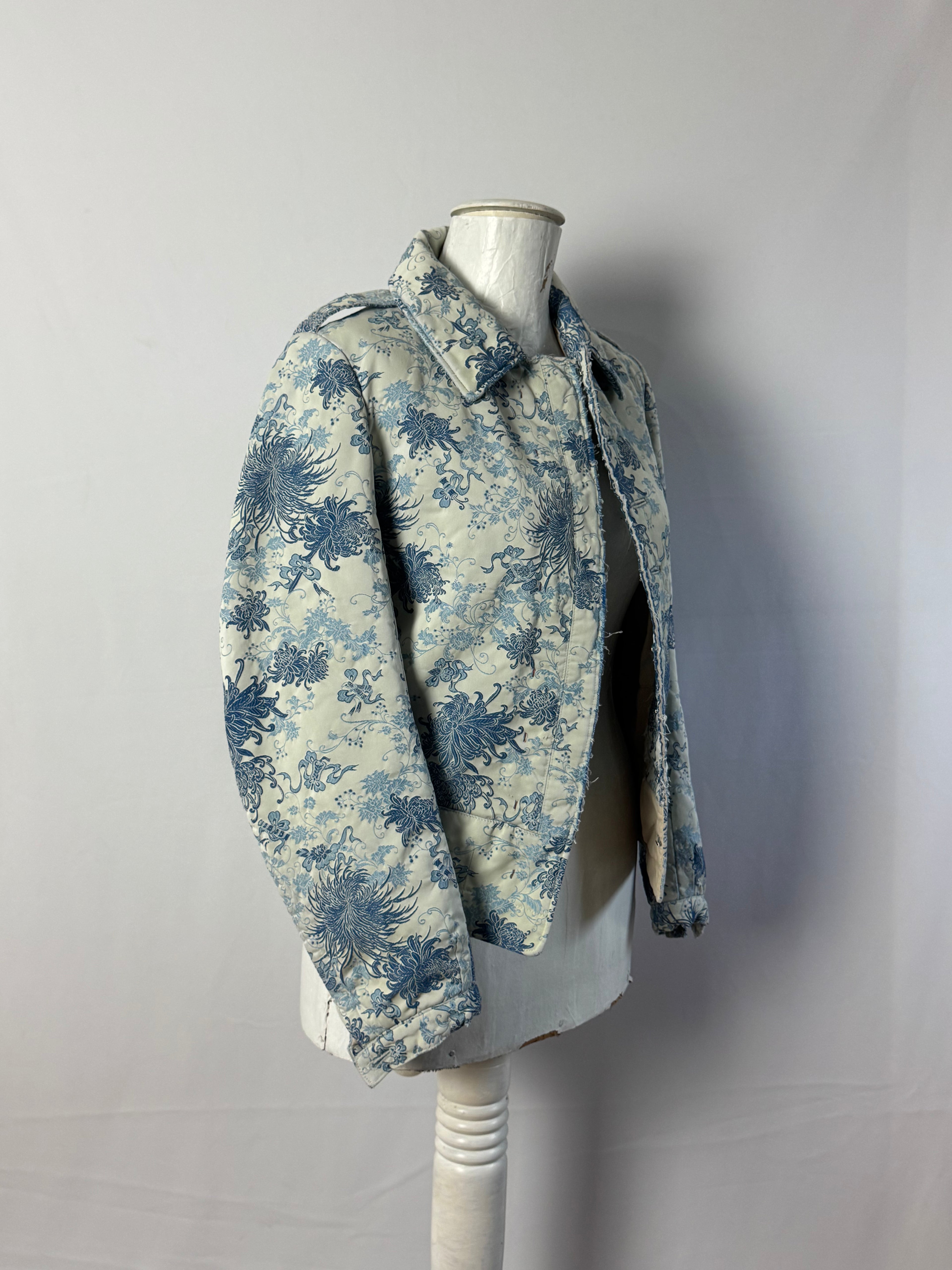 SS2022 Runway Jaquard Jacket Light Blue