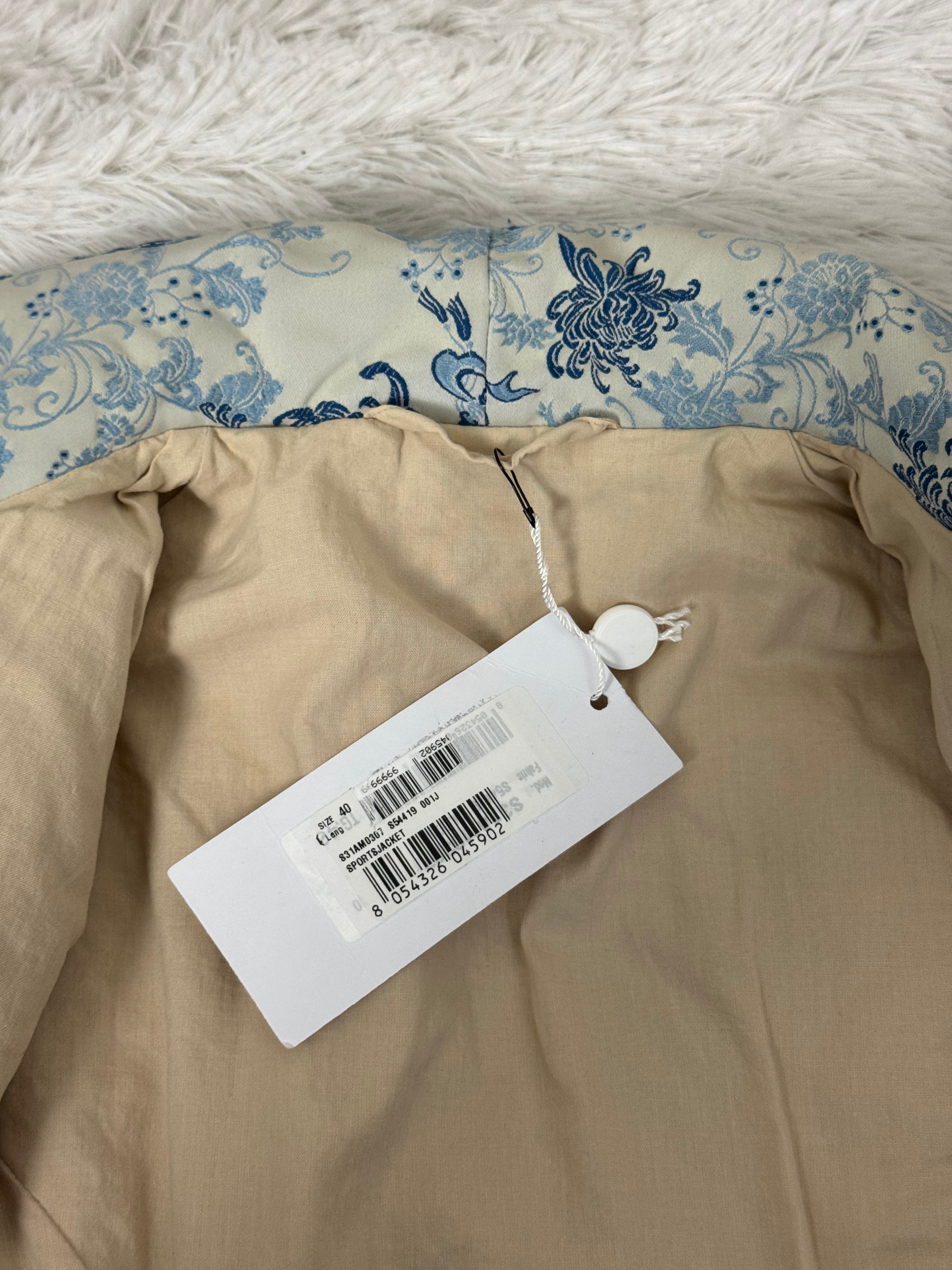 SS2022 Runway Jaquard Jacket Light Blue