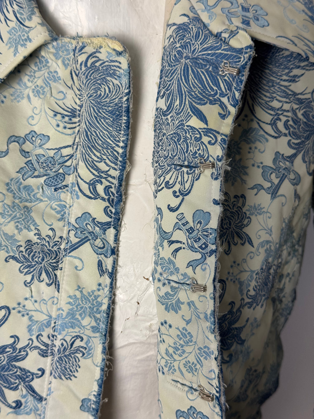 SS2022 Runway Jaquard Jacket Light Blue
