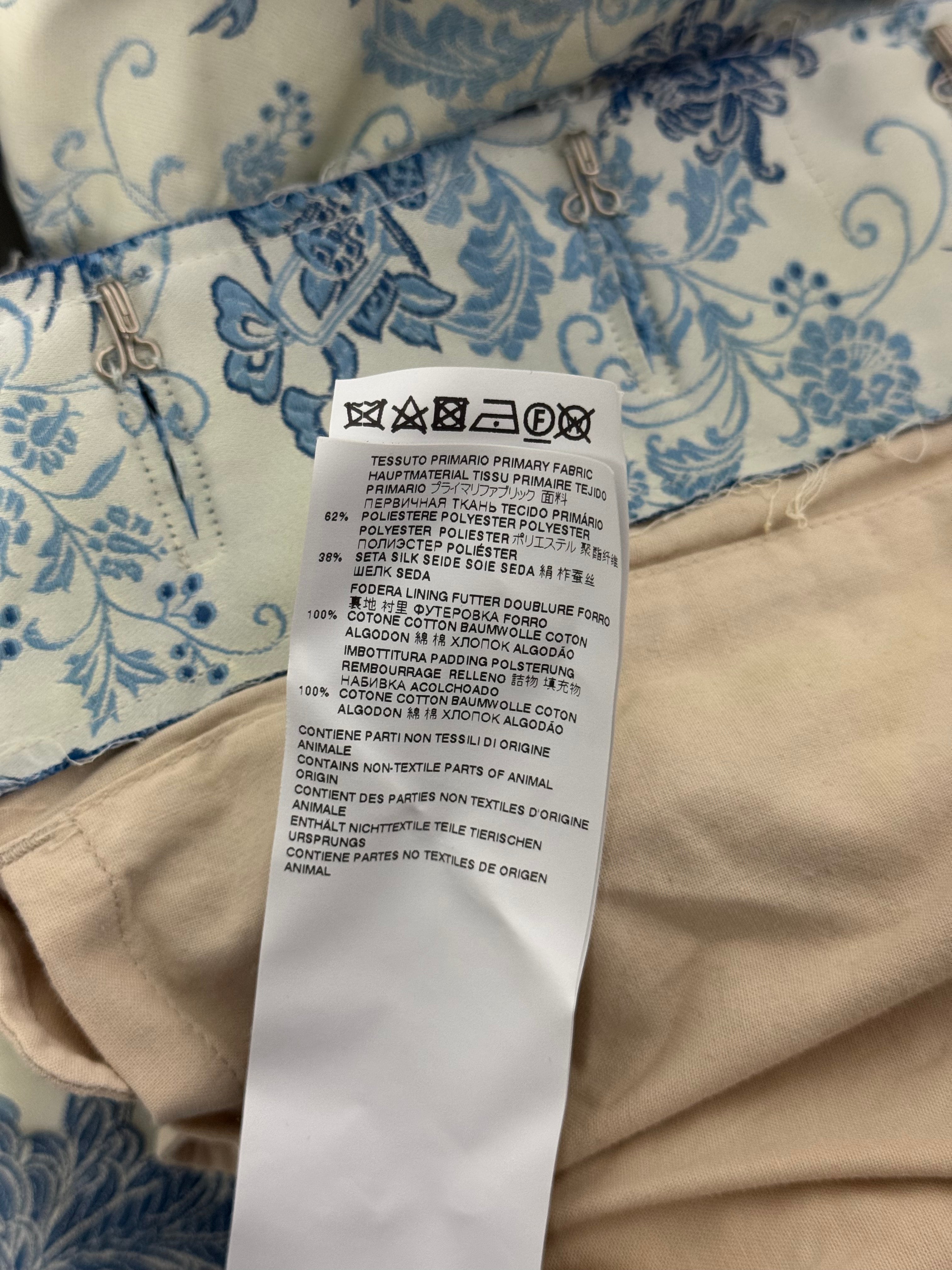 SS2022 Runway Jaquard Jacket Light Blue